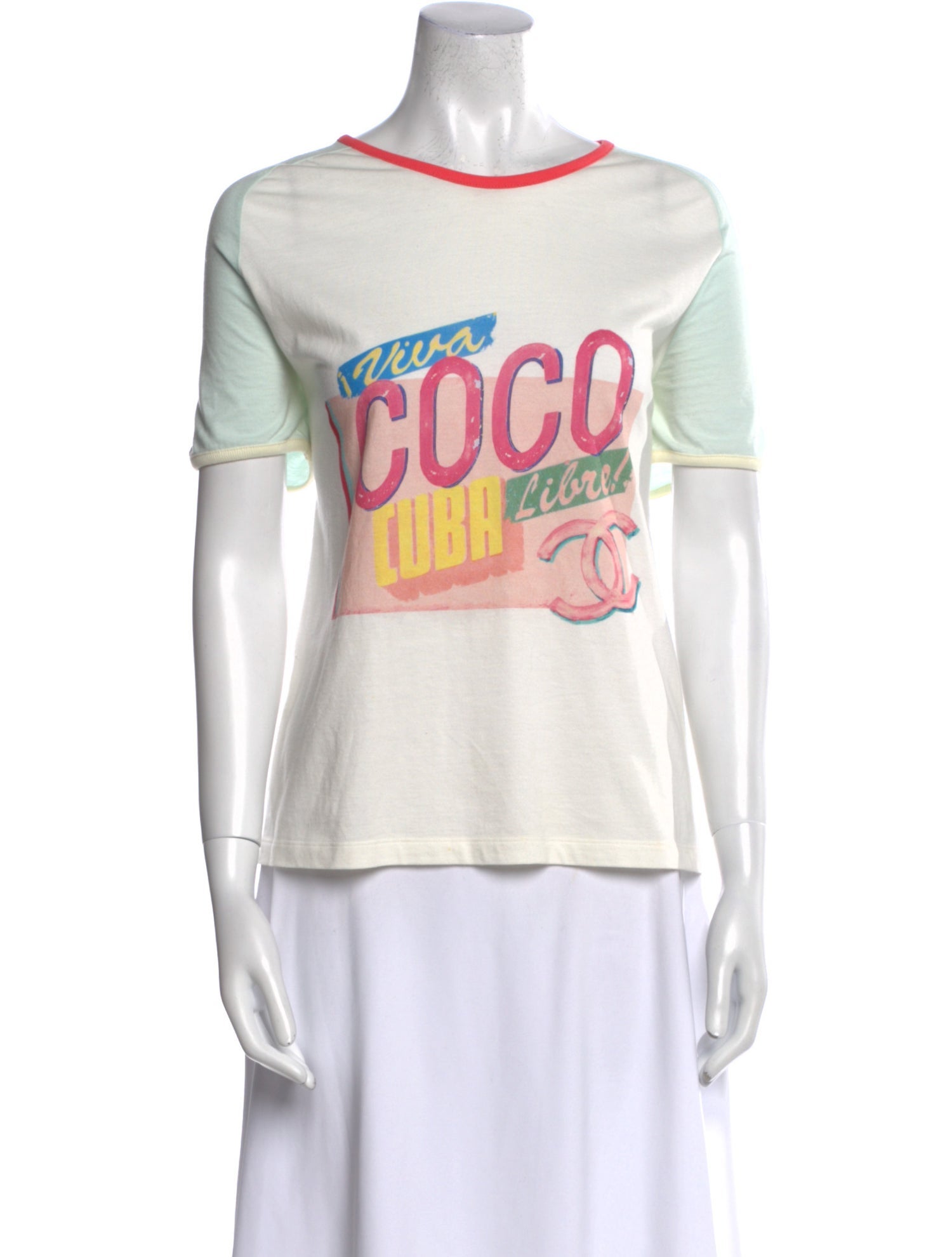 Chanel 2017 Graphic Print T-Shirt