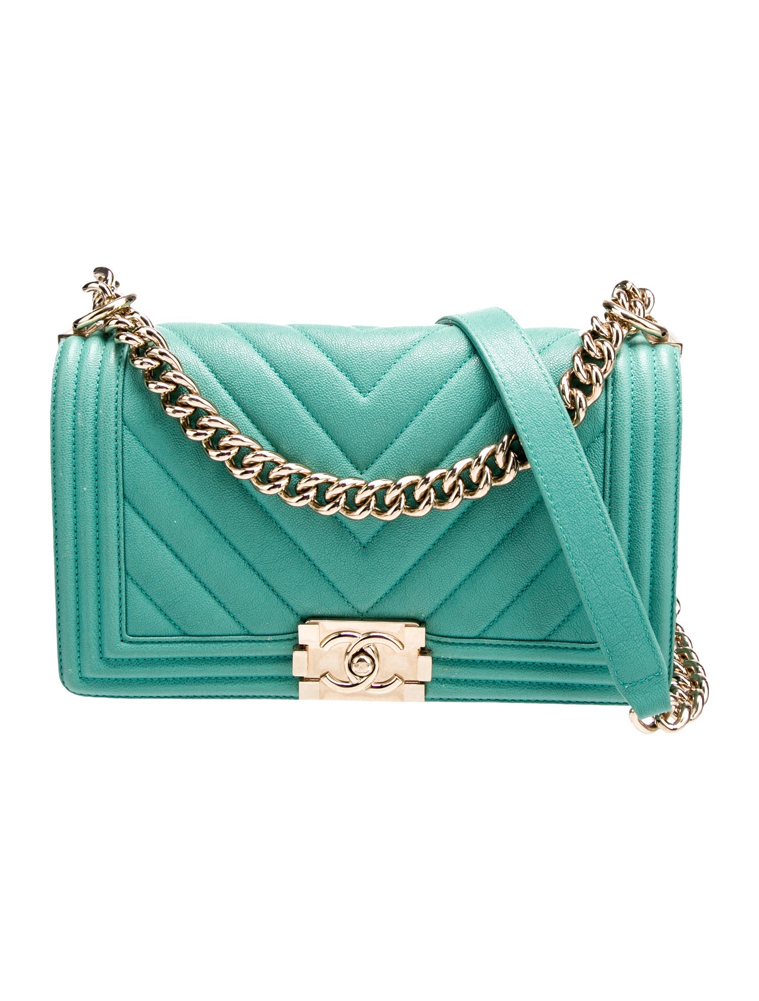 Chanel Medium Chevron Boy Bag