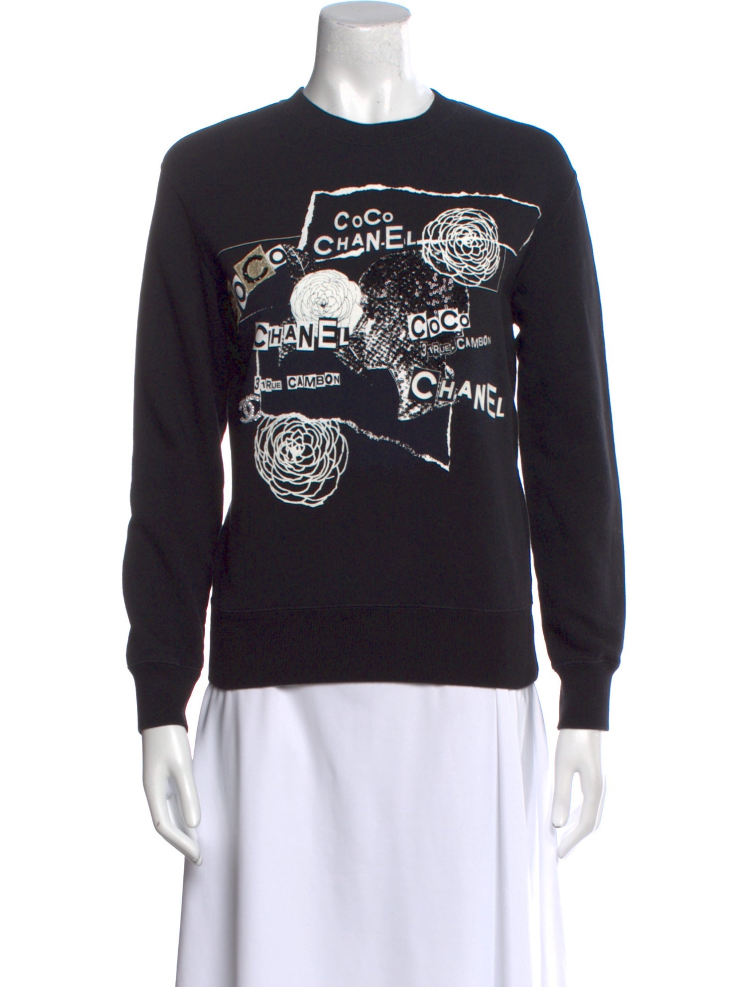 Chanel 2020 Graphic Print Sweatshirt