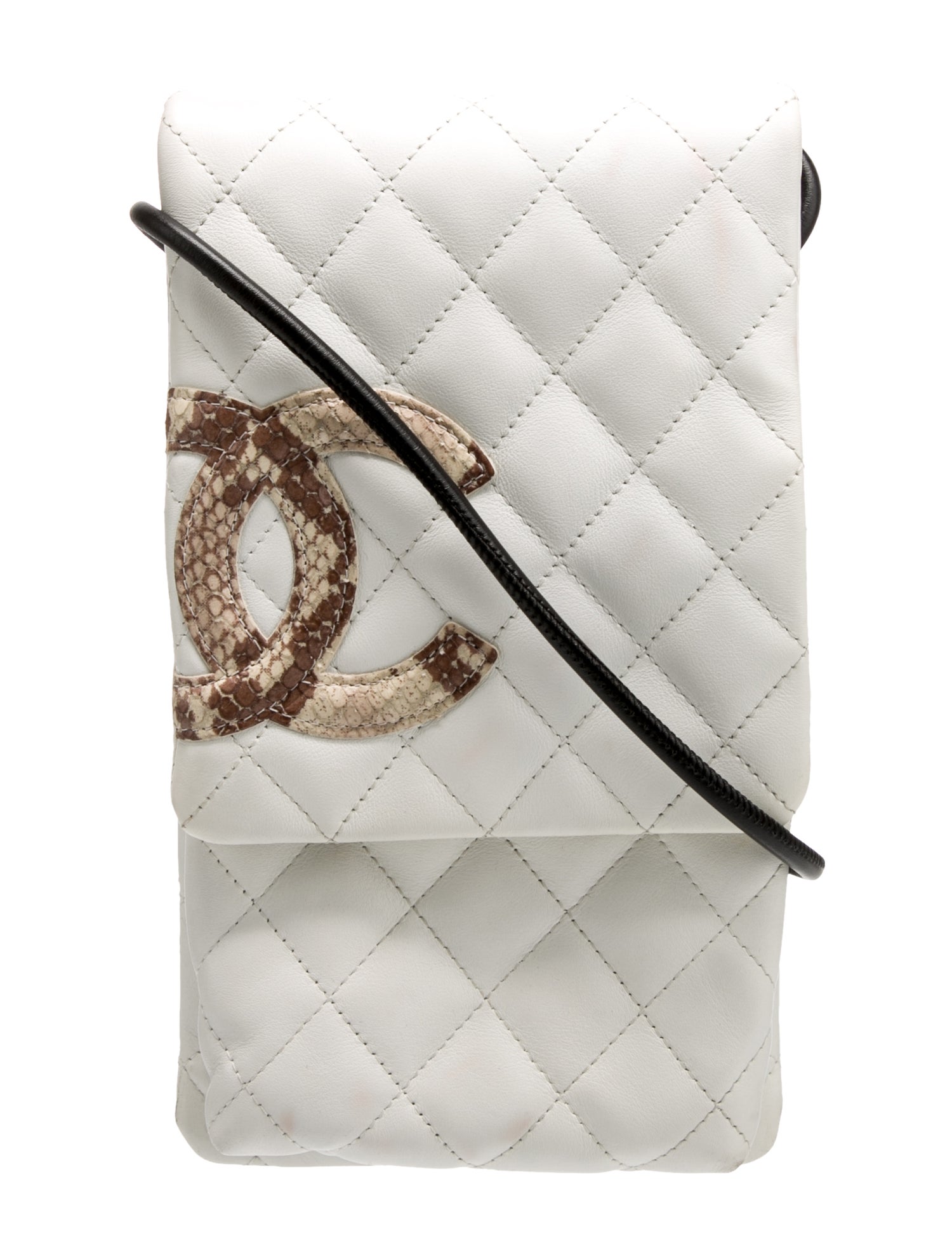 Chanel Python Ligne Cambon Crossbody Bag