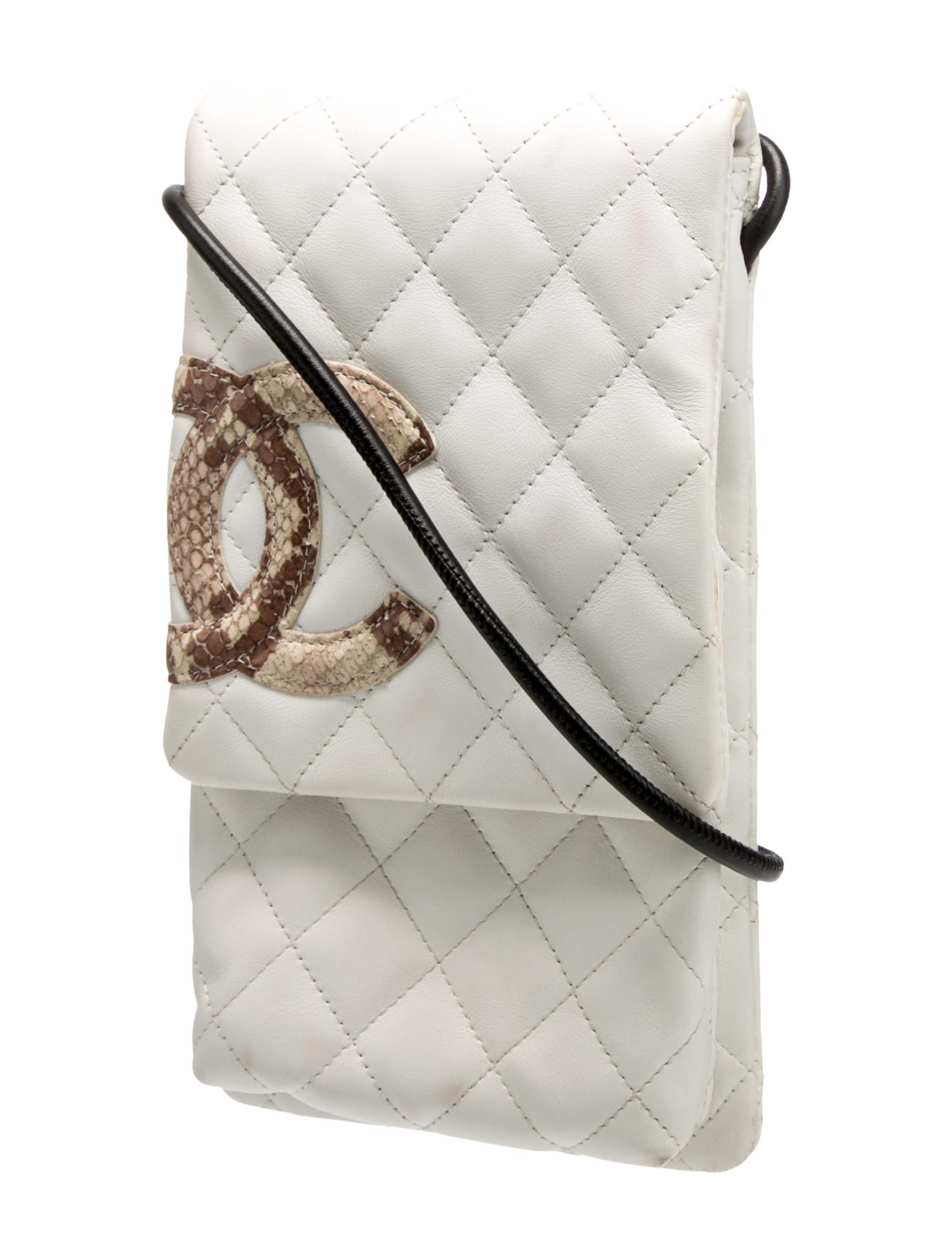 Chanel Python Ligne Cambon Crossbody Bag
