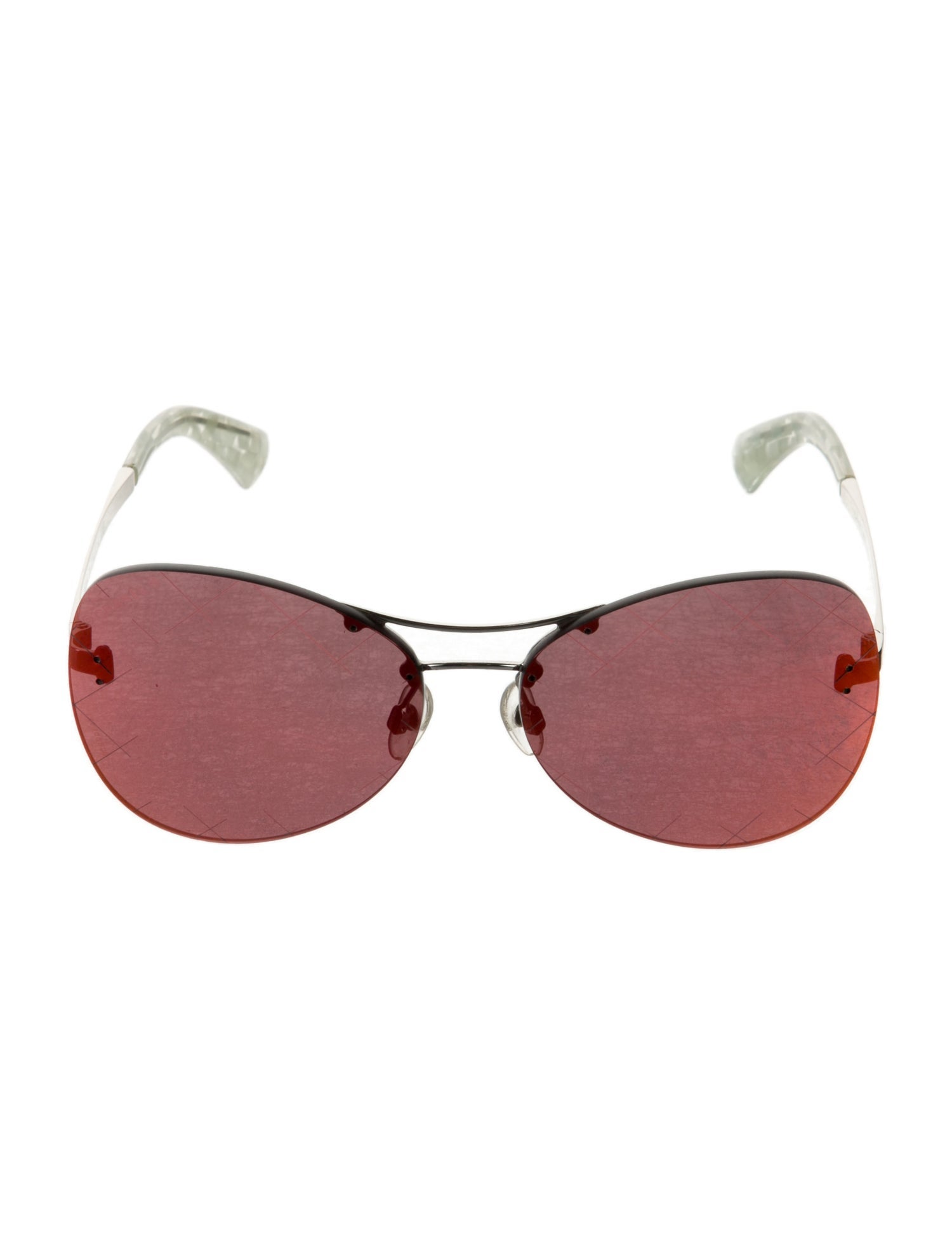 Chanel Aviator Mirrored Sunglasses