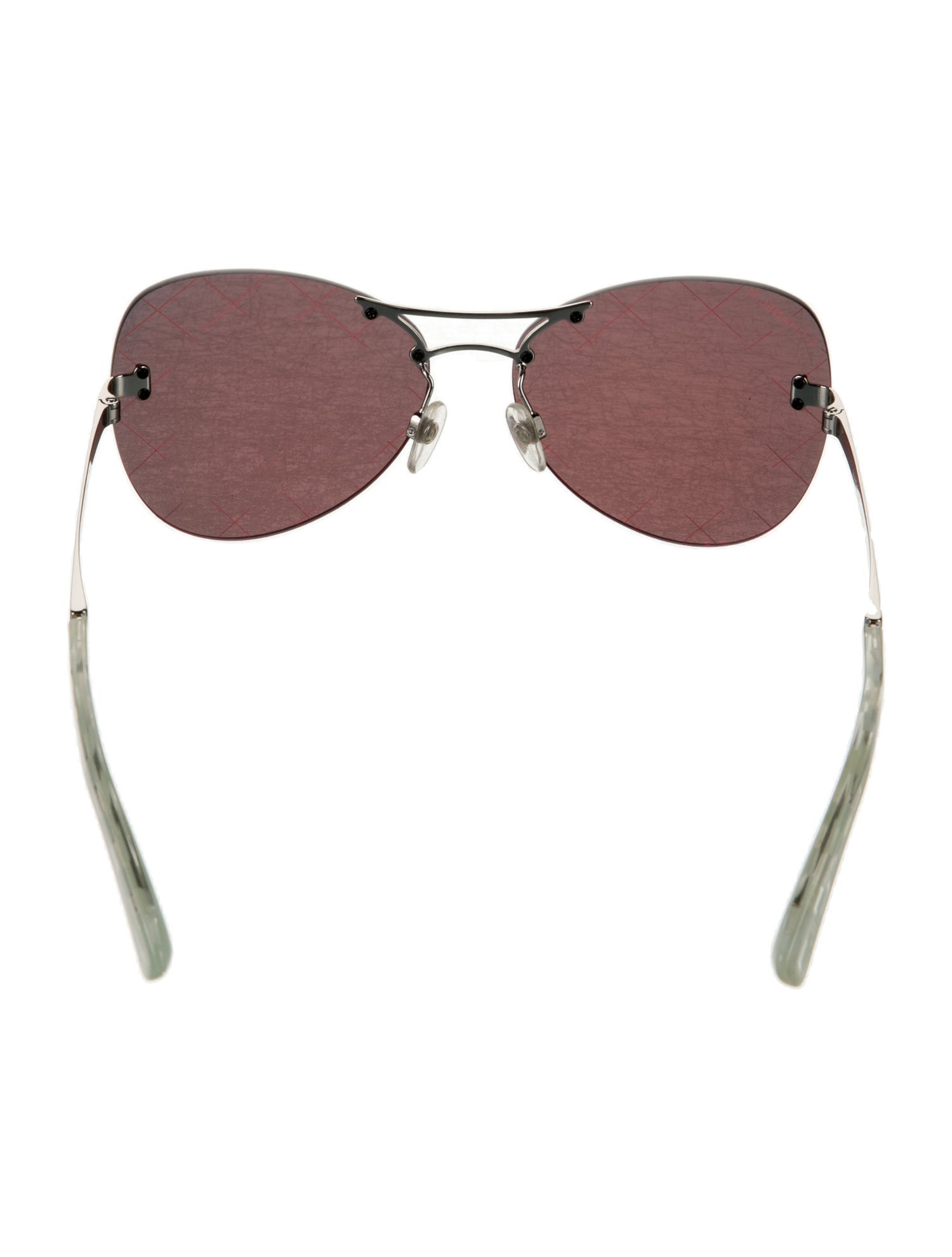 Chanel Aviator Mirrored Sunglasses