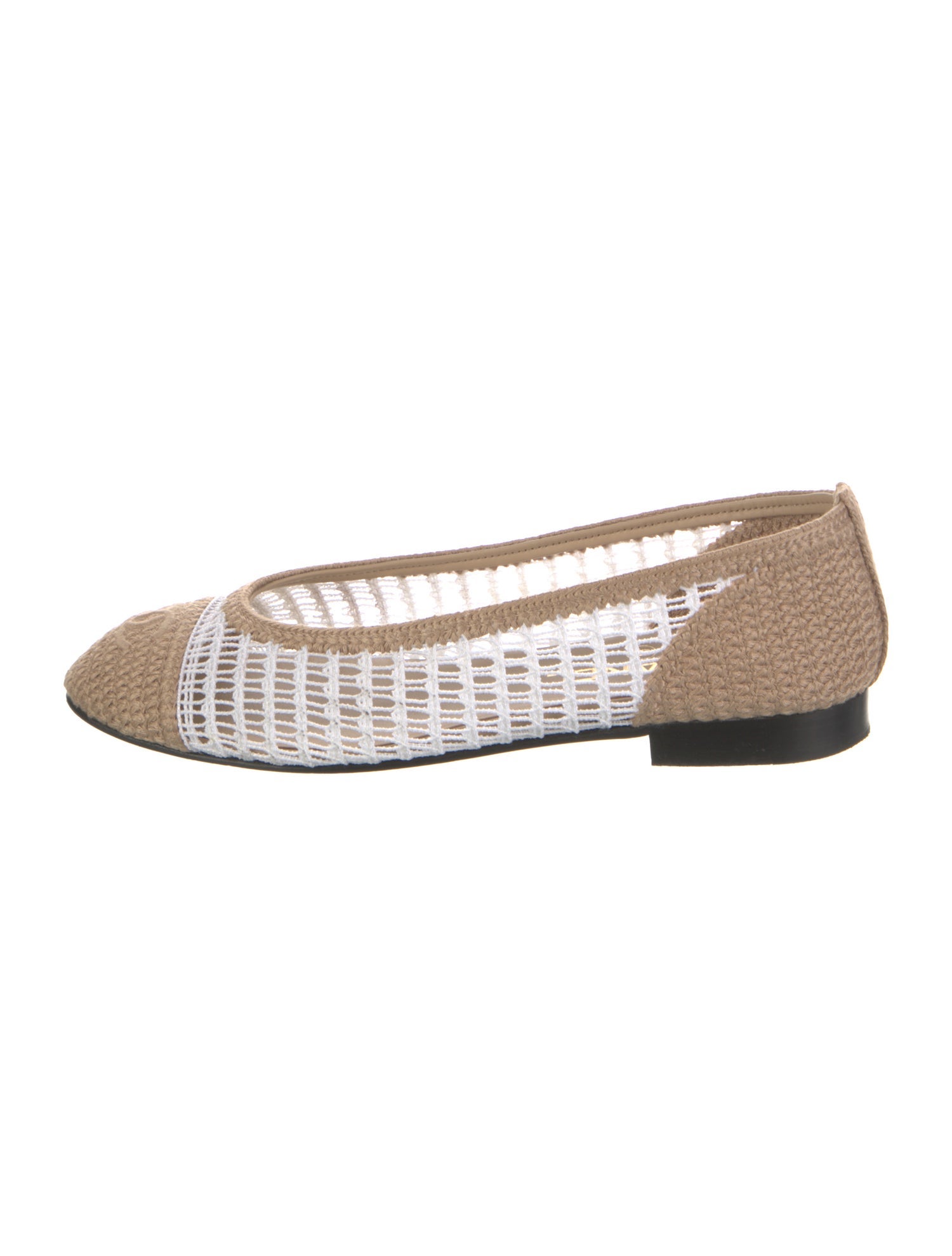 Chanel 2025 Raffia Ballet Flats
