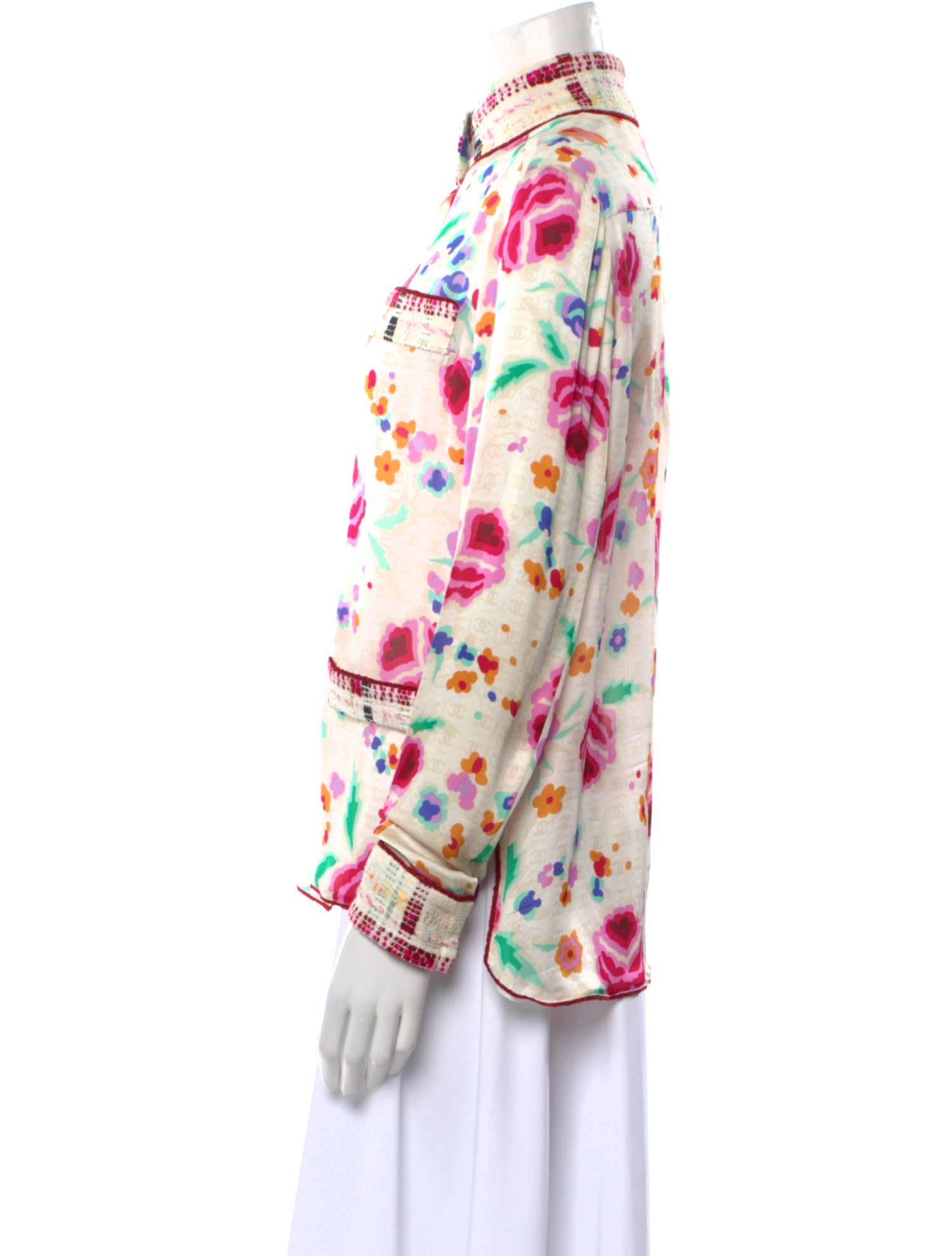 Chanel Vintage 2004 Button-Up Top