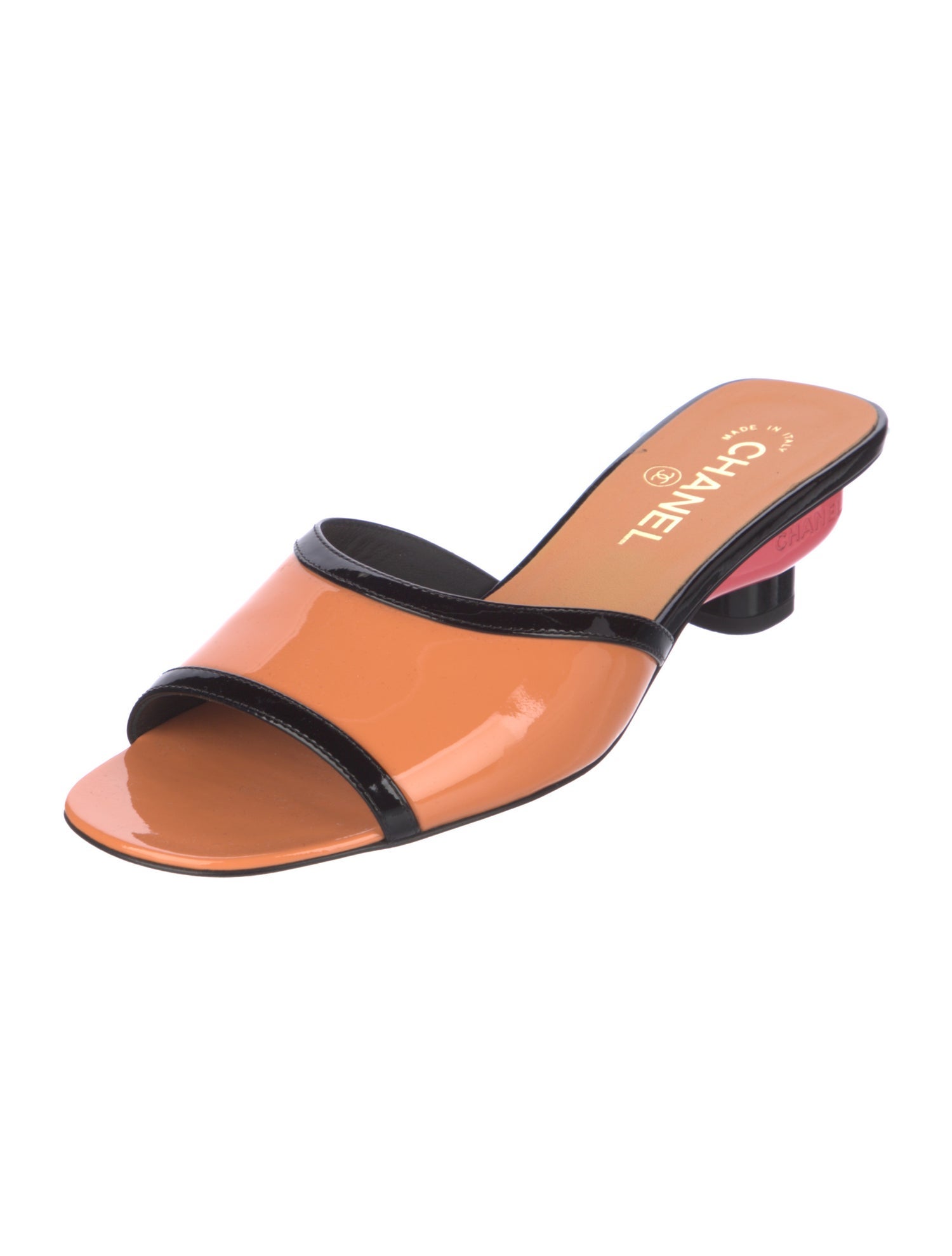 Chanel 2024 Patent Leather Slides