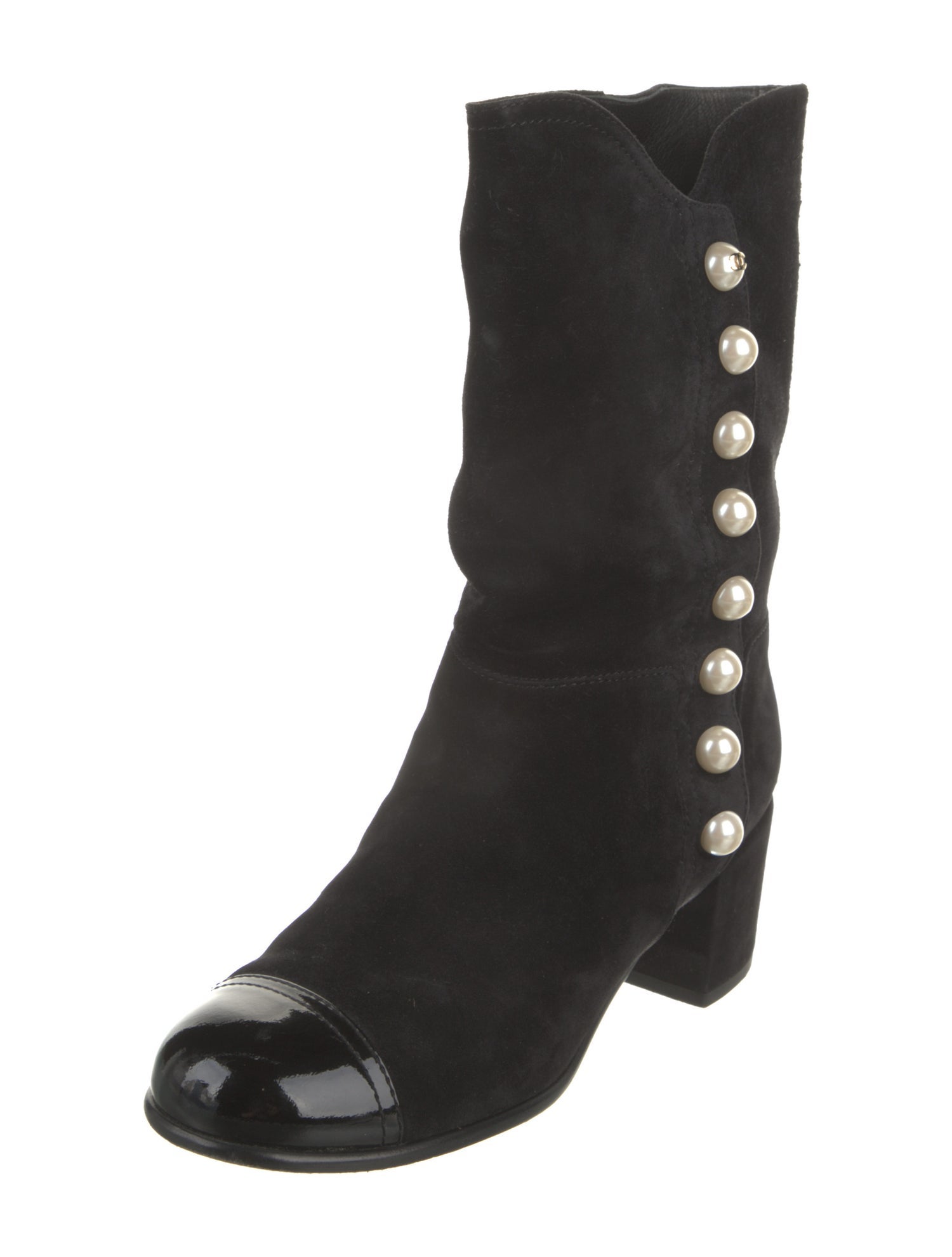 Chanel 2016 Interlocking CC Logo Boots