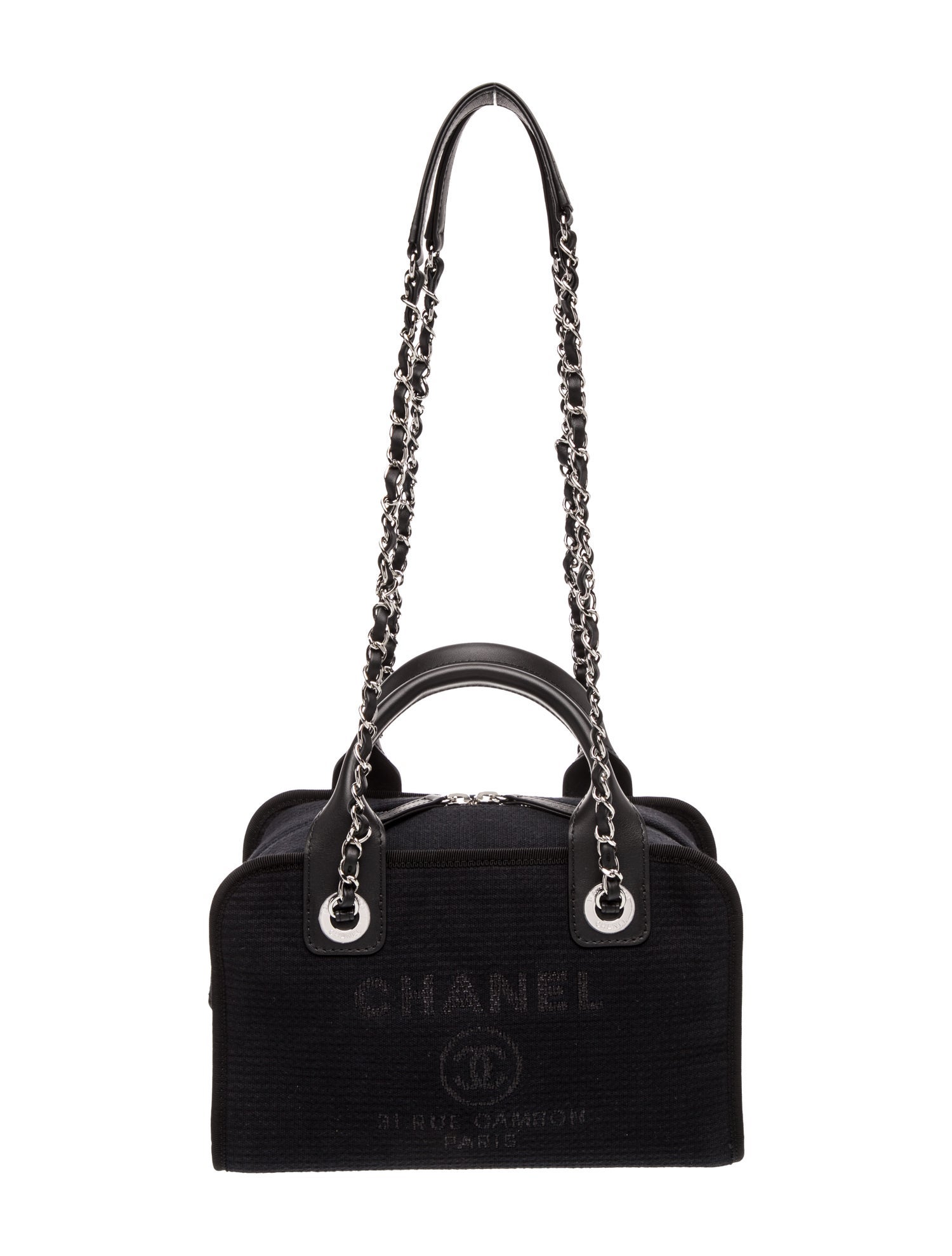 Chanel Small Deauville Bowling Bag