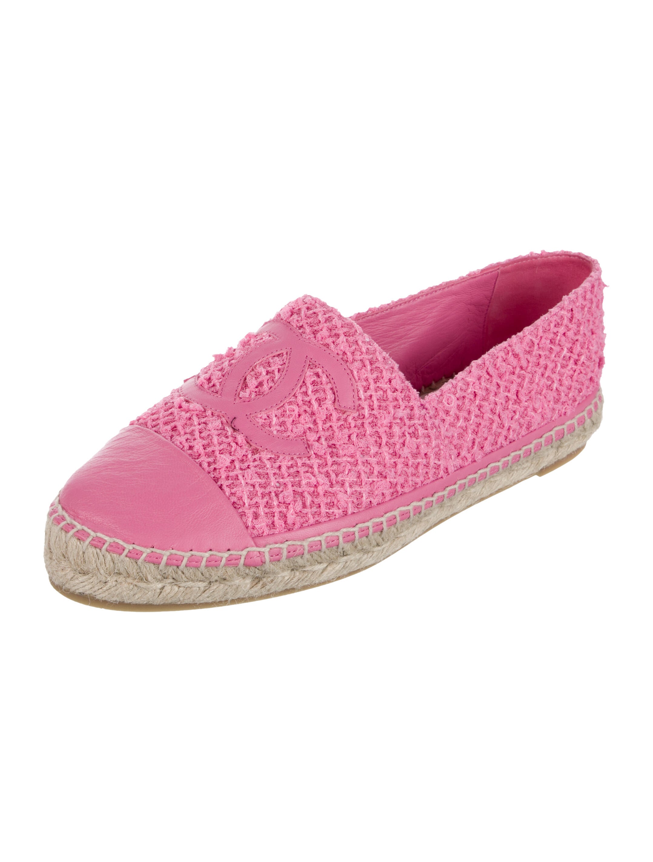 Chanel 2024 Interlocking CC Logo Espadrilles