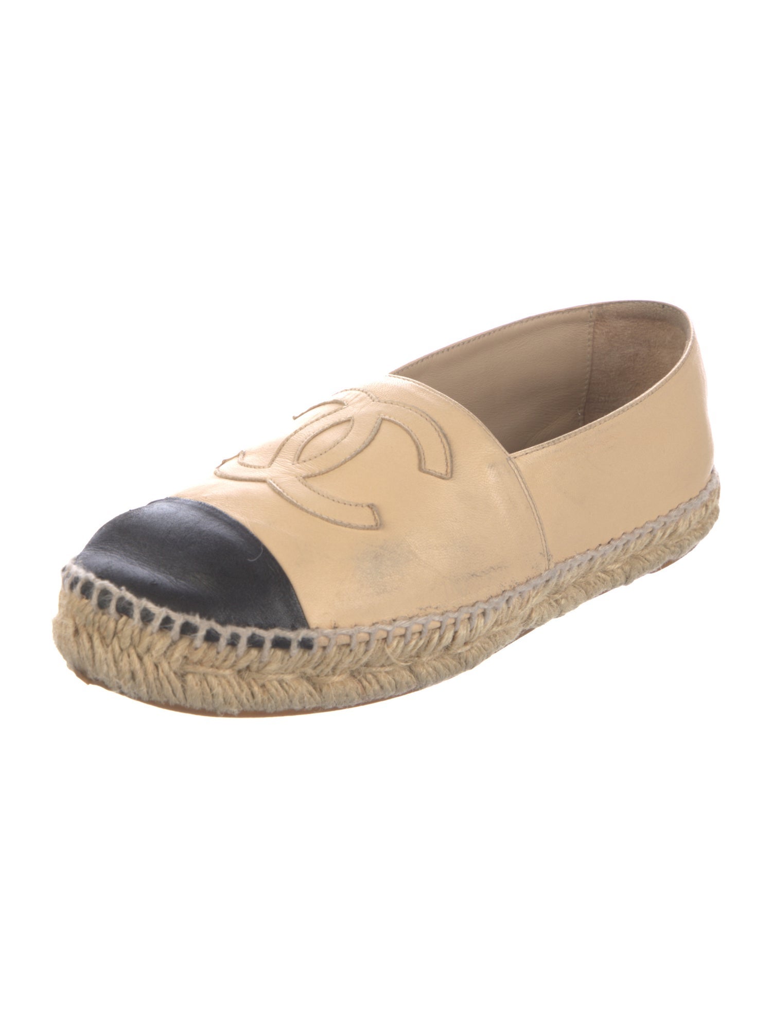 Chanel 2016 Interlocking CC Logo Espadrilles