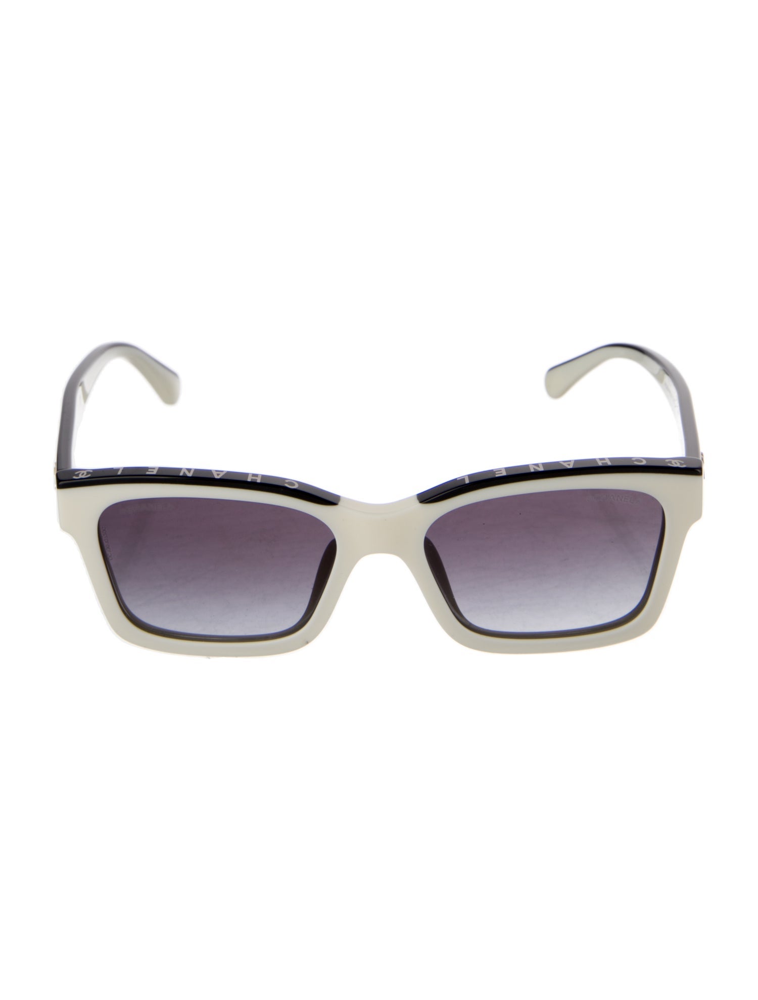 Chanel Interlocking CC Logo Wayfarer Sunglasses