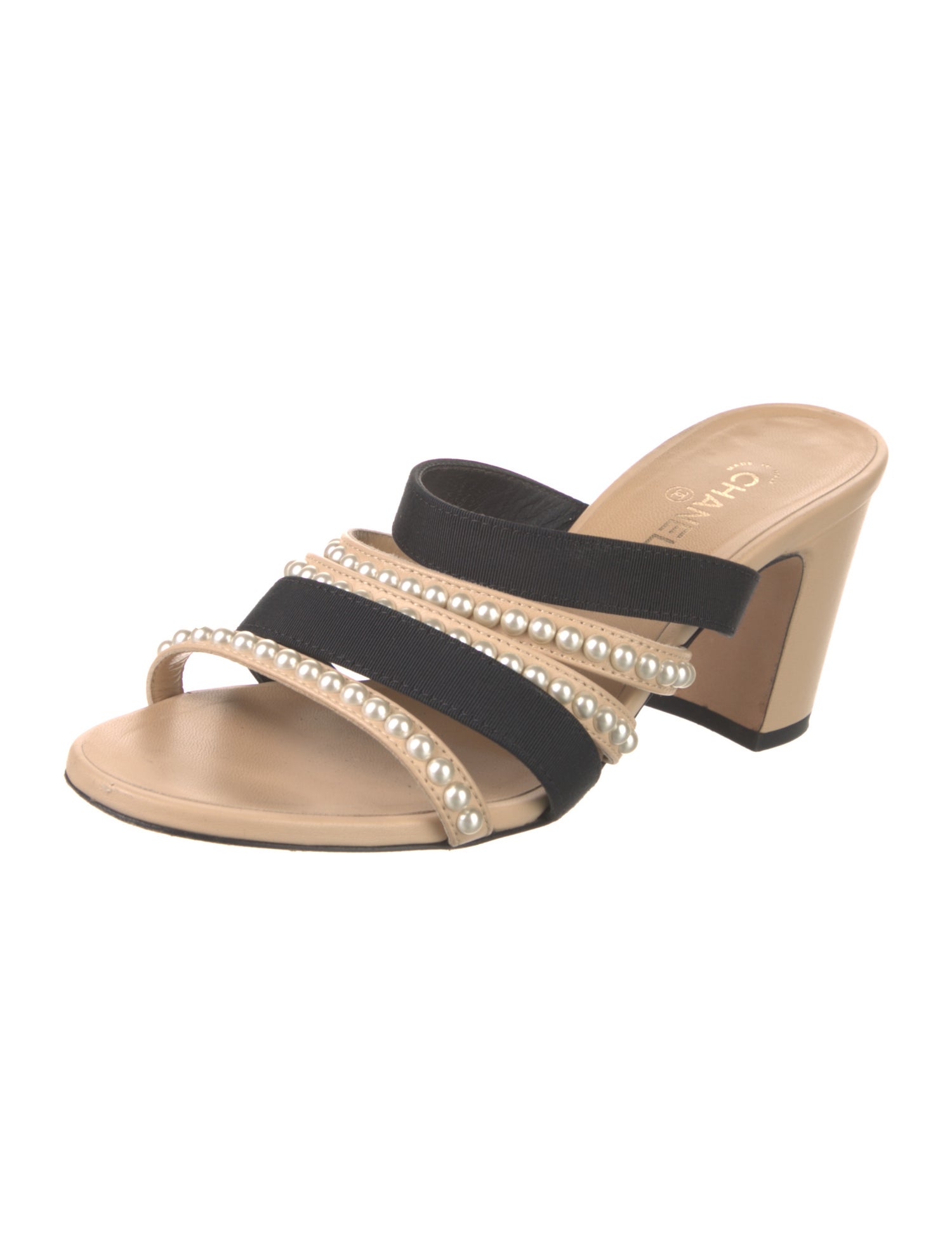 Chanel 2020 Interlocking CC Logo Slides