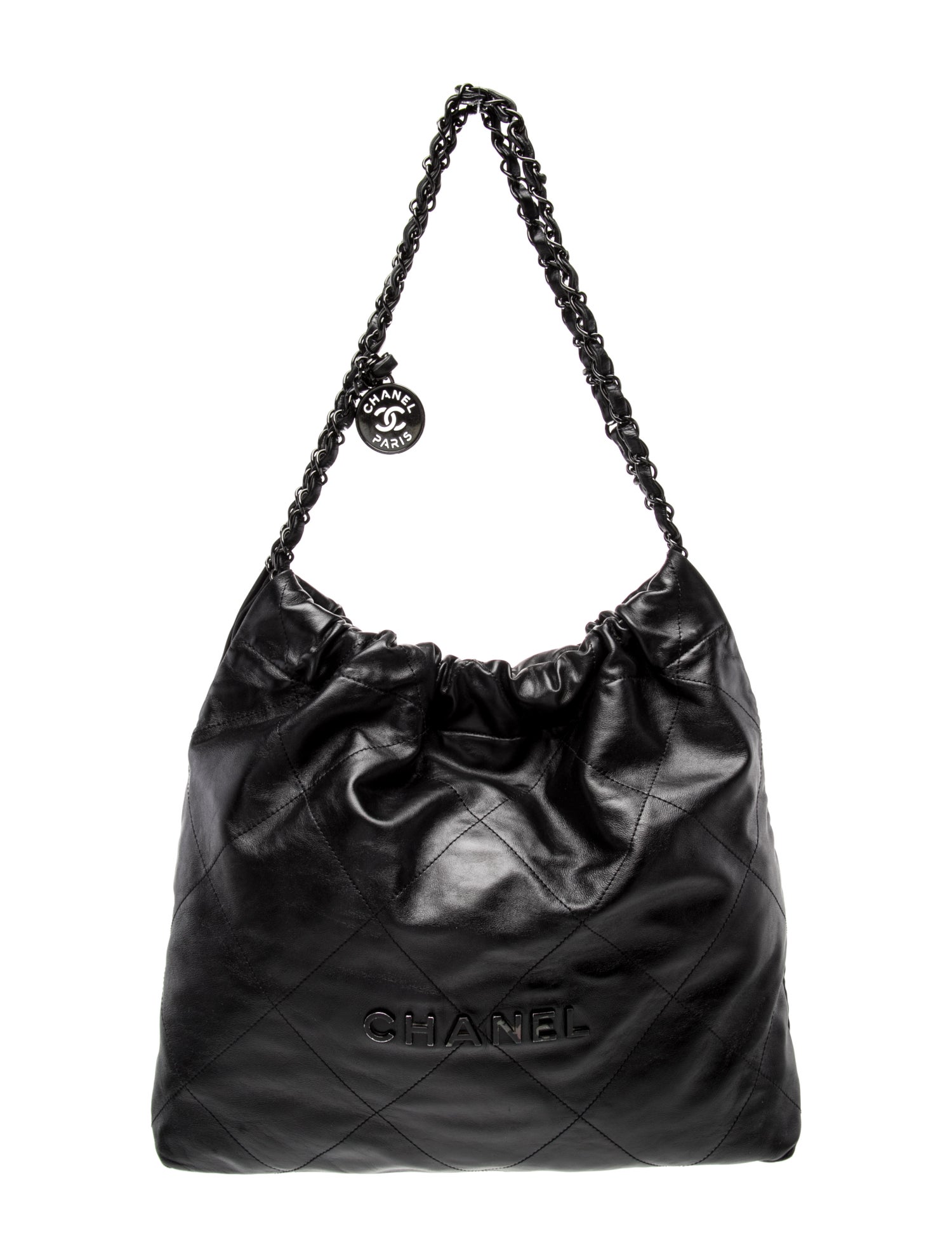 Chanel Small So Black 22 Hobo