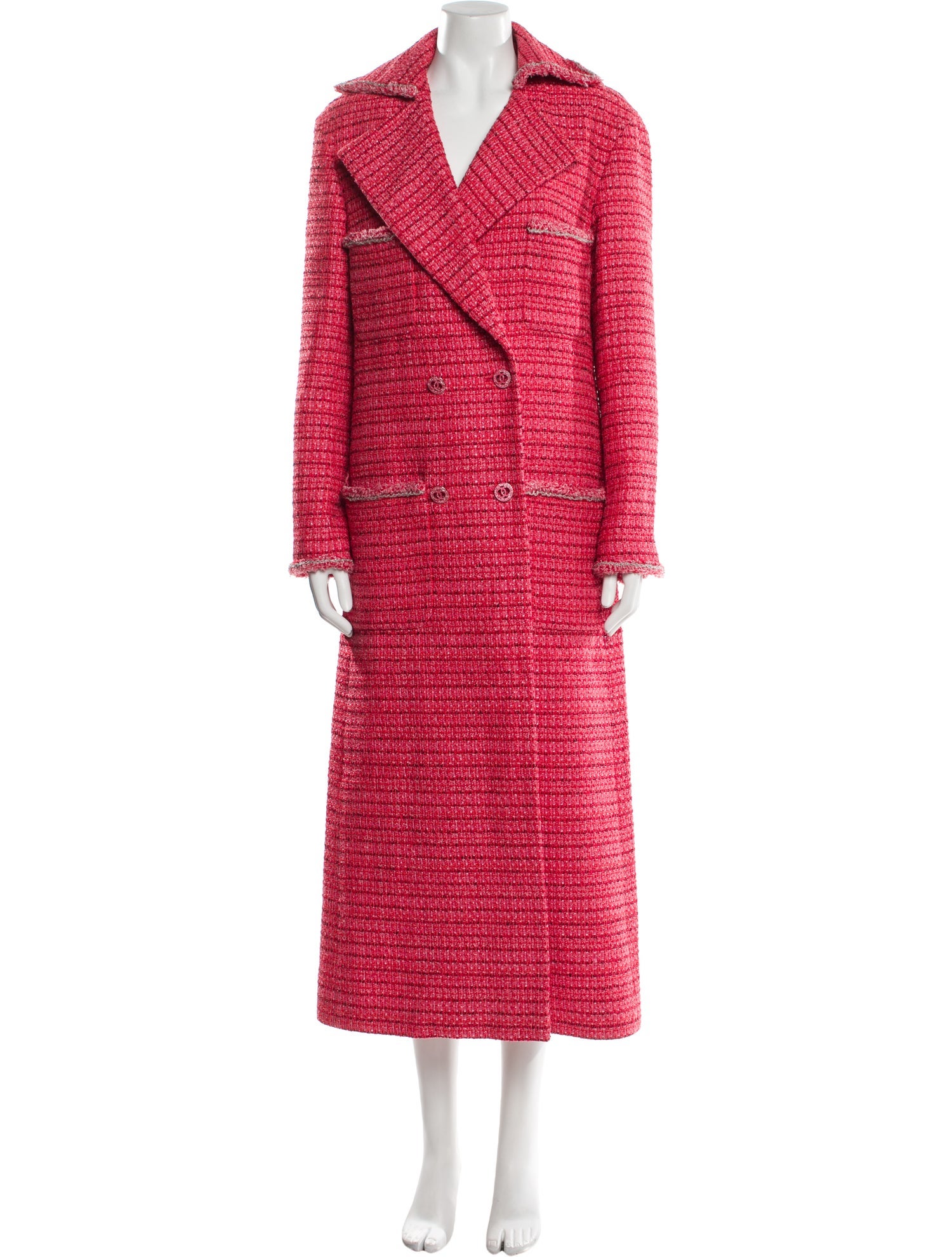 Chanel 2020 Tweed Pattern Coat
