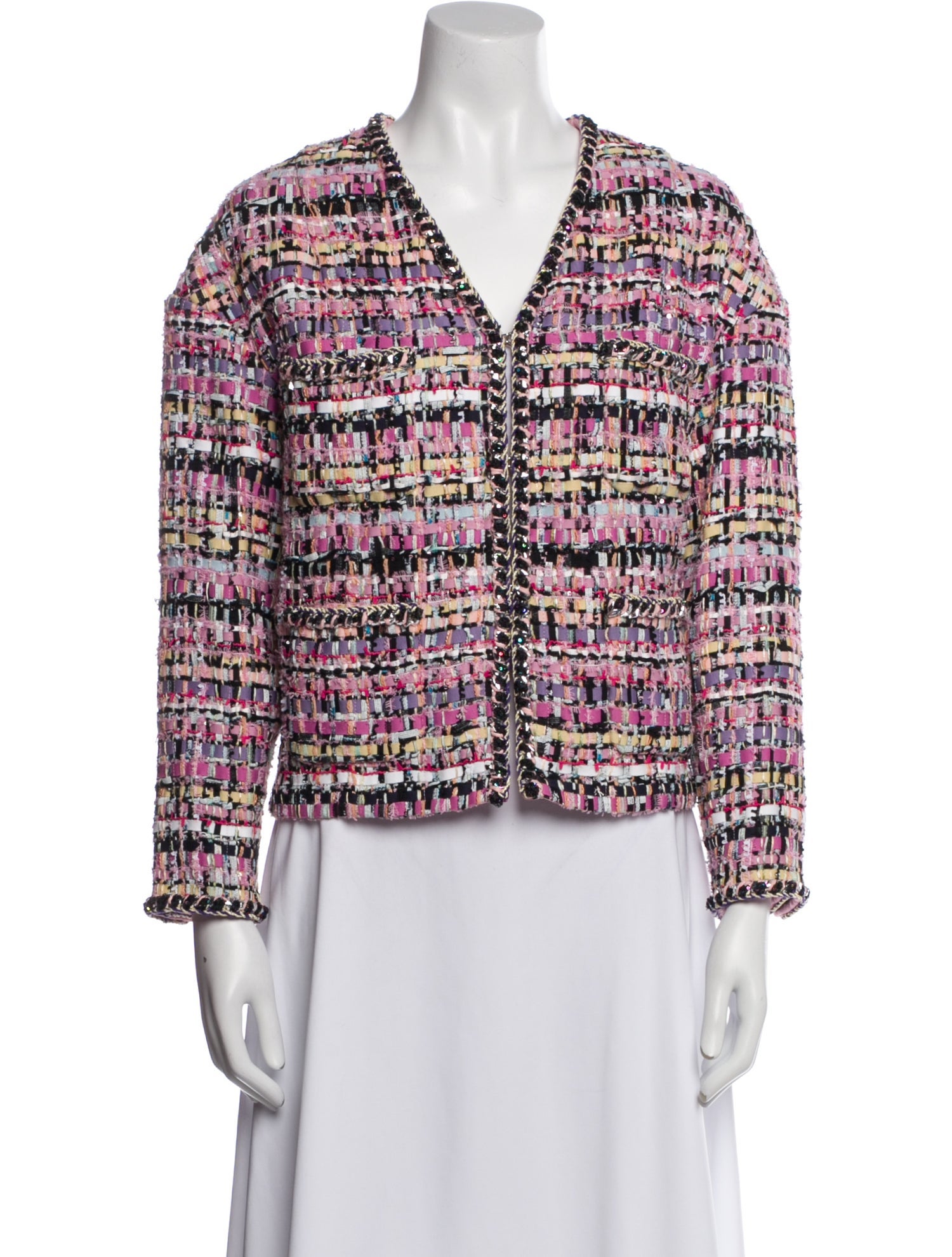 Chanel 2022 Tweed Pattern Jacket