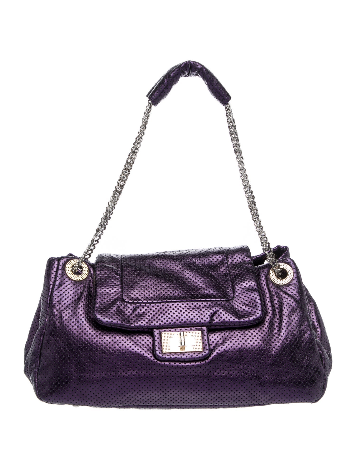 Chanel Perforated Drill Accordion Flap Bag