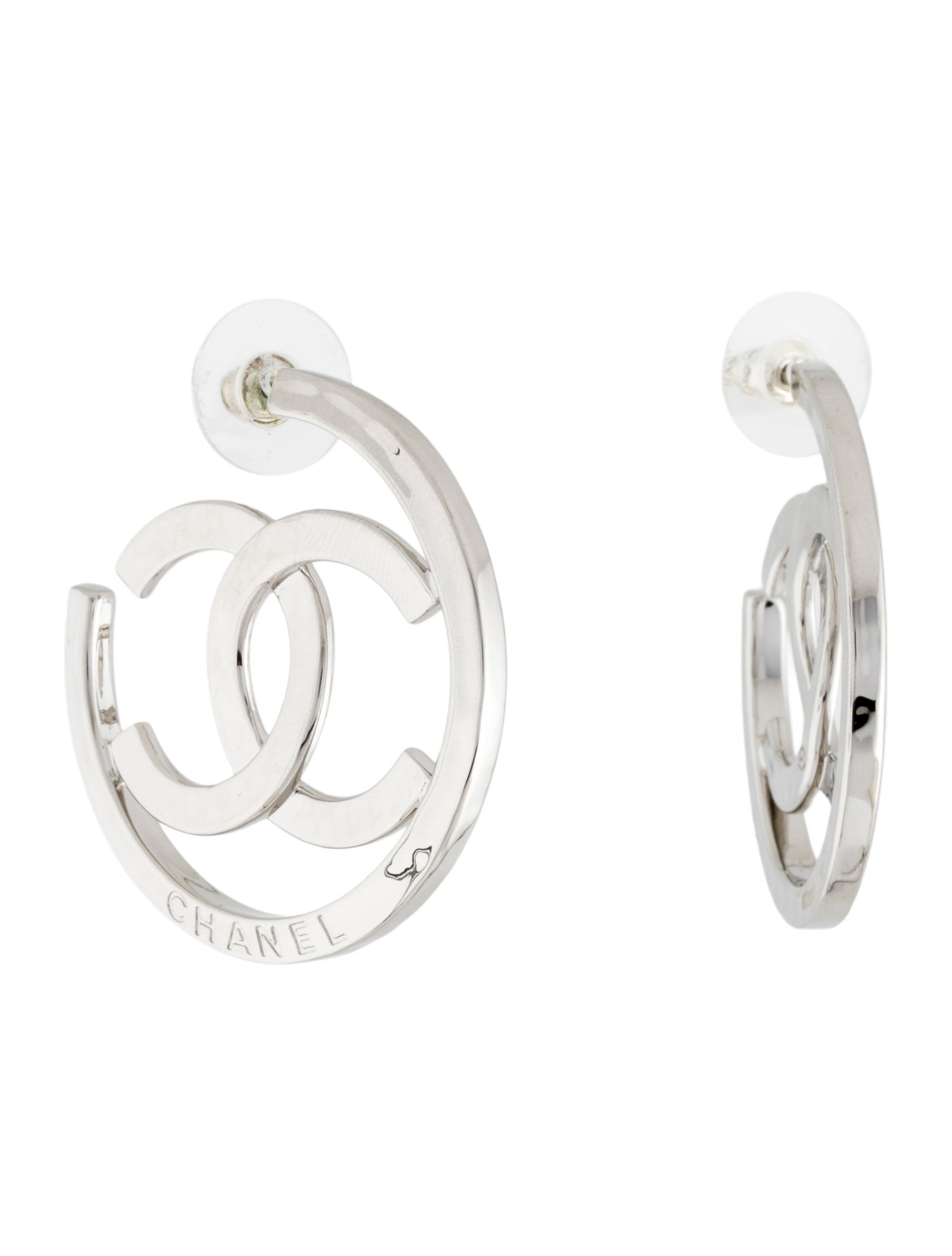 Chanel 2025 CC Hoop Earrings w/ Tags