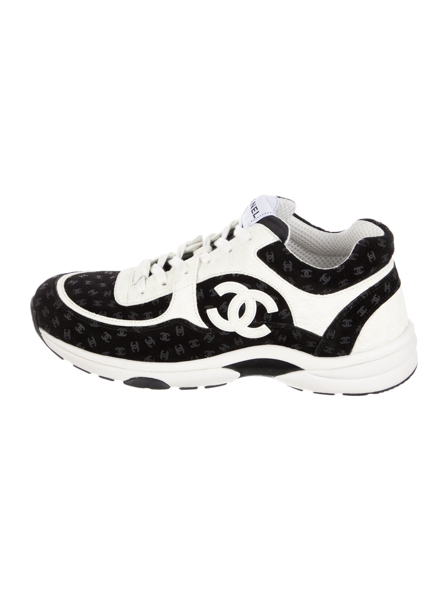 Chanel 2022 Interlocking CC Logo Athletic Sneakers