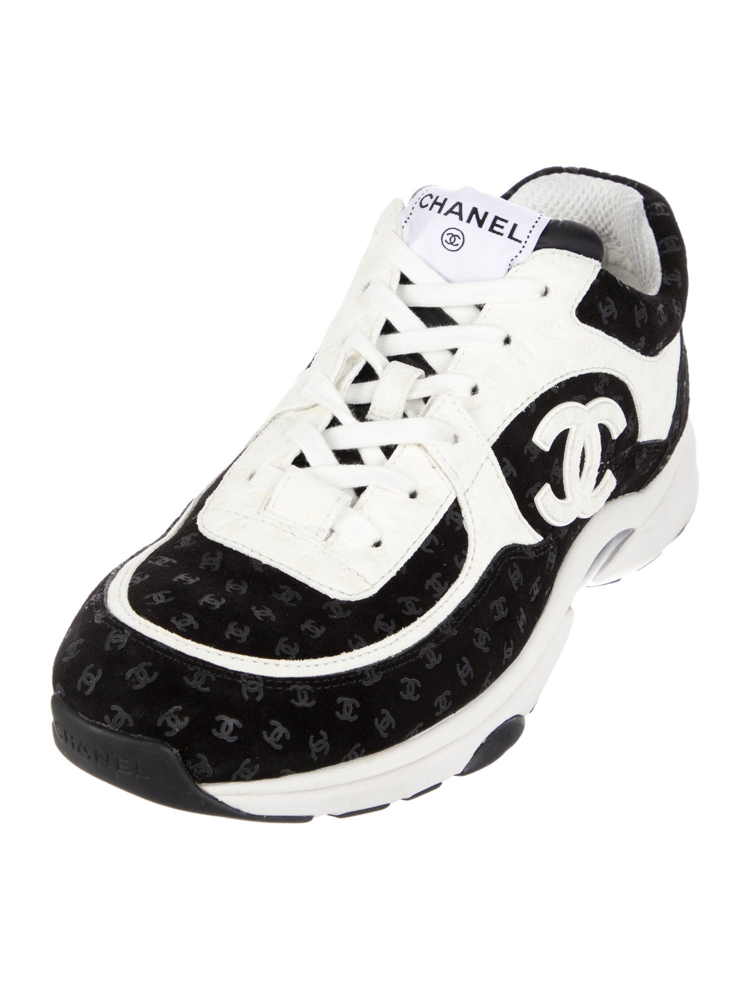 Chanel 2022 Interlocking CC Logo Athletic Sneakers
