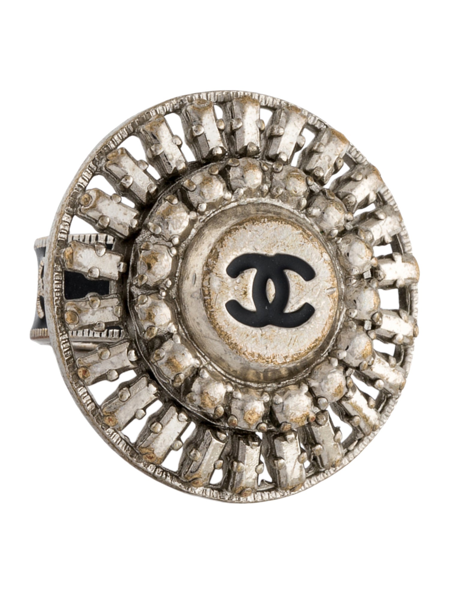 Chanel Resin CC Cocktail Ring