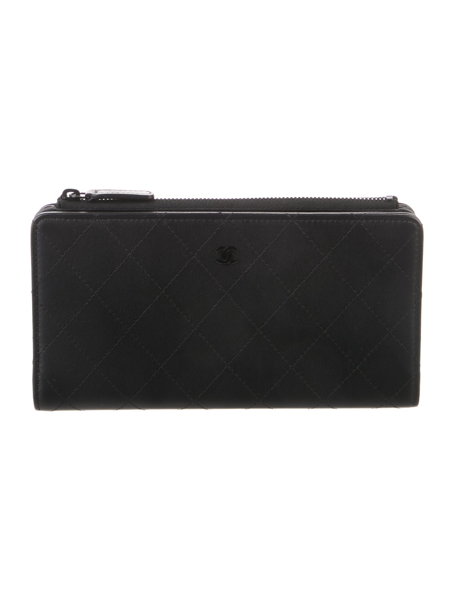Chanel 2024 CC Quilted French Purse Wallet