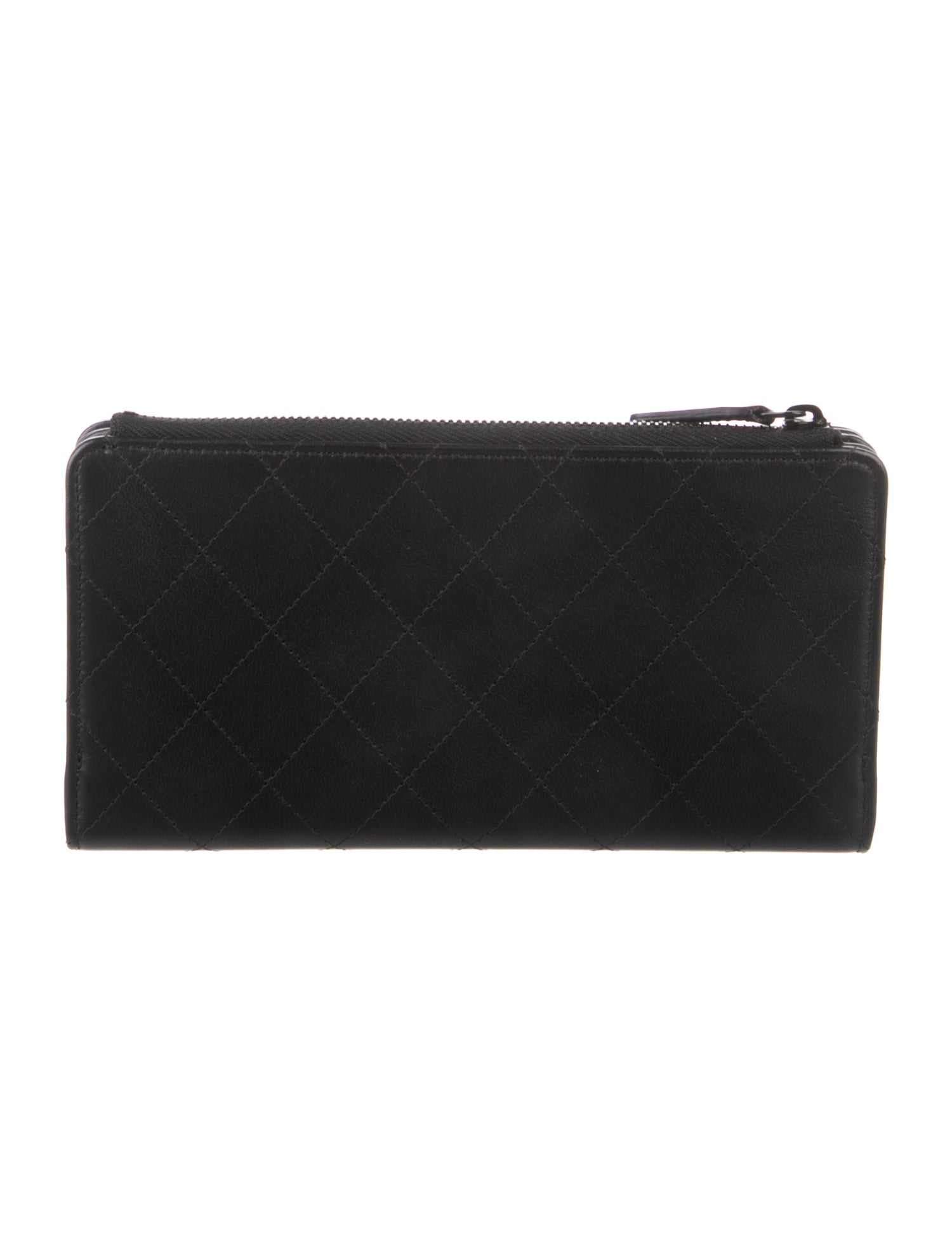 Chanel 2024 CC Quilted French Purse Wallet