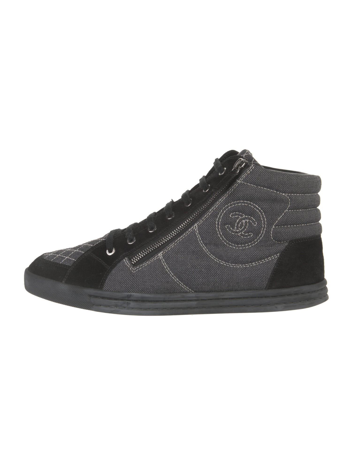 Chanel 2015 Interlocking CC Logo Sneakers