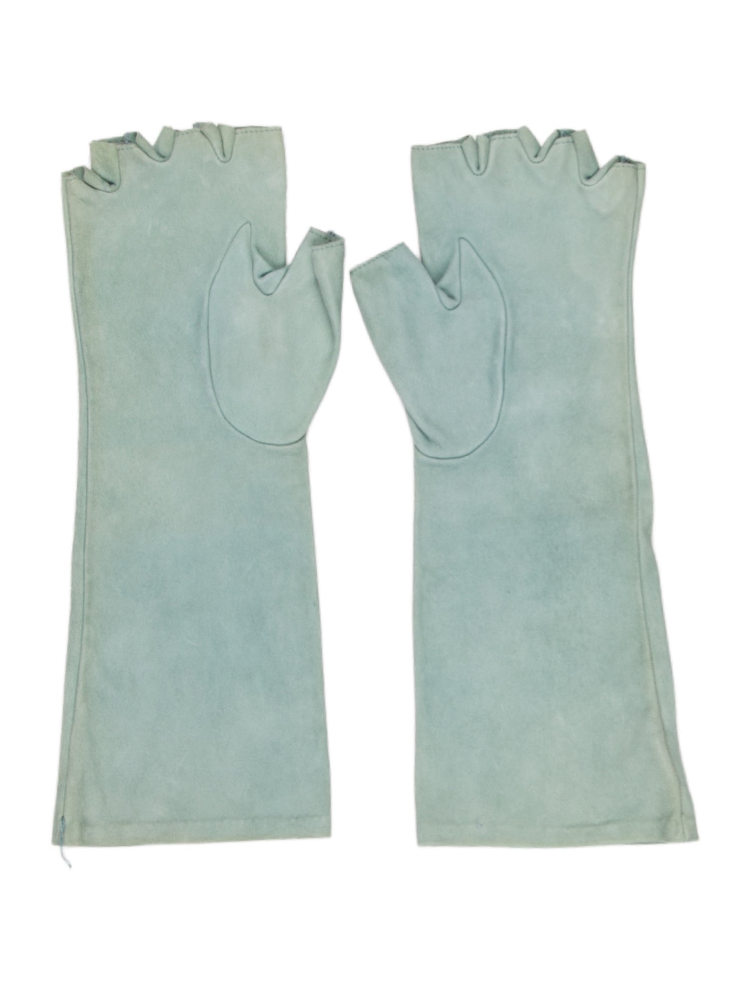 Chanel Suede Camellia CC Fingerless Gloves