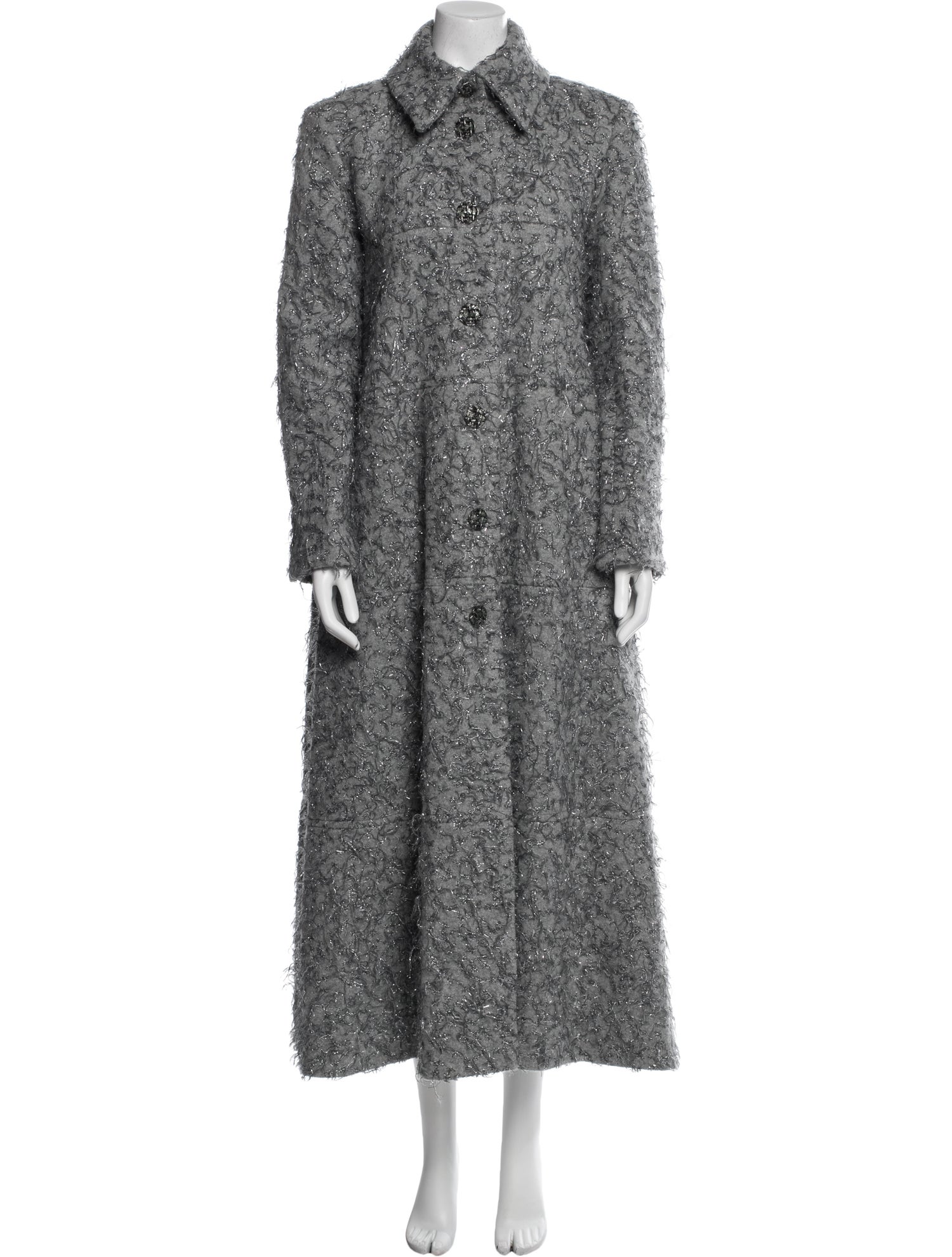 Chanel 2018 Cashmere Trench Coat