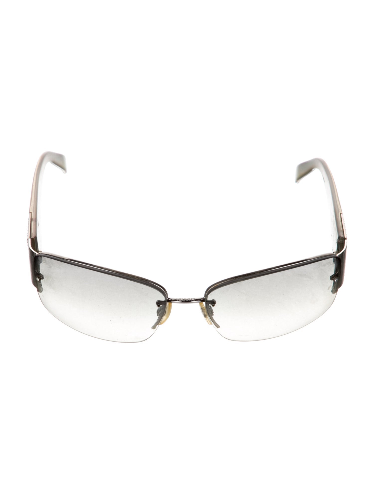 Chanel Interlocking CC Logo Shield Sunglasses