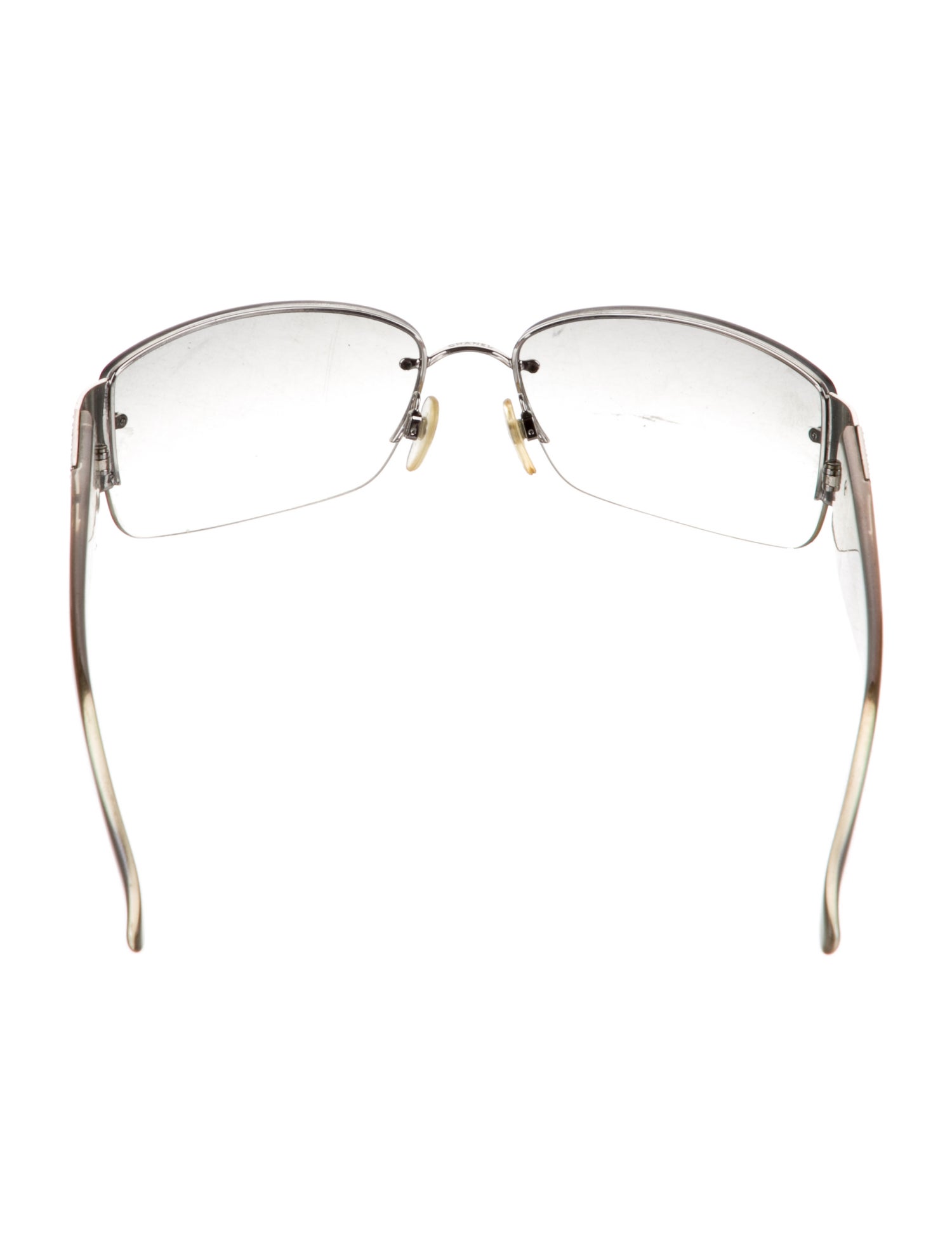 Chanel Interlocking CC Logo Shield Sunglasses