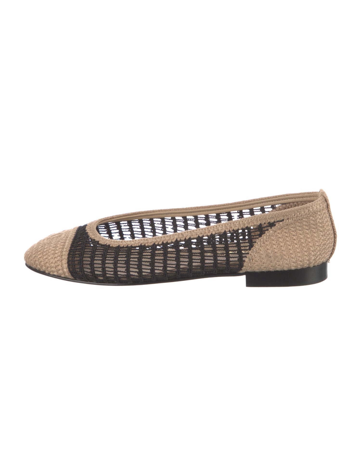Chanel 2025 Interlocking CC Logo Ballet Flats