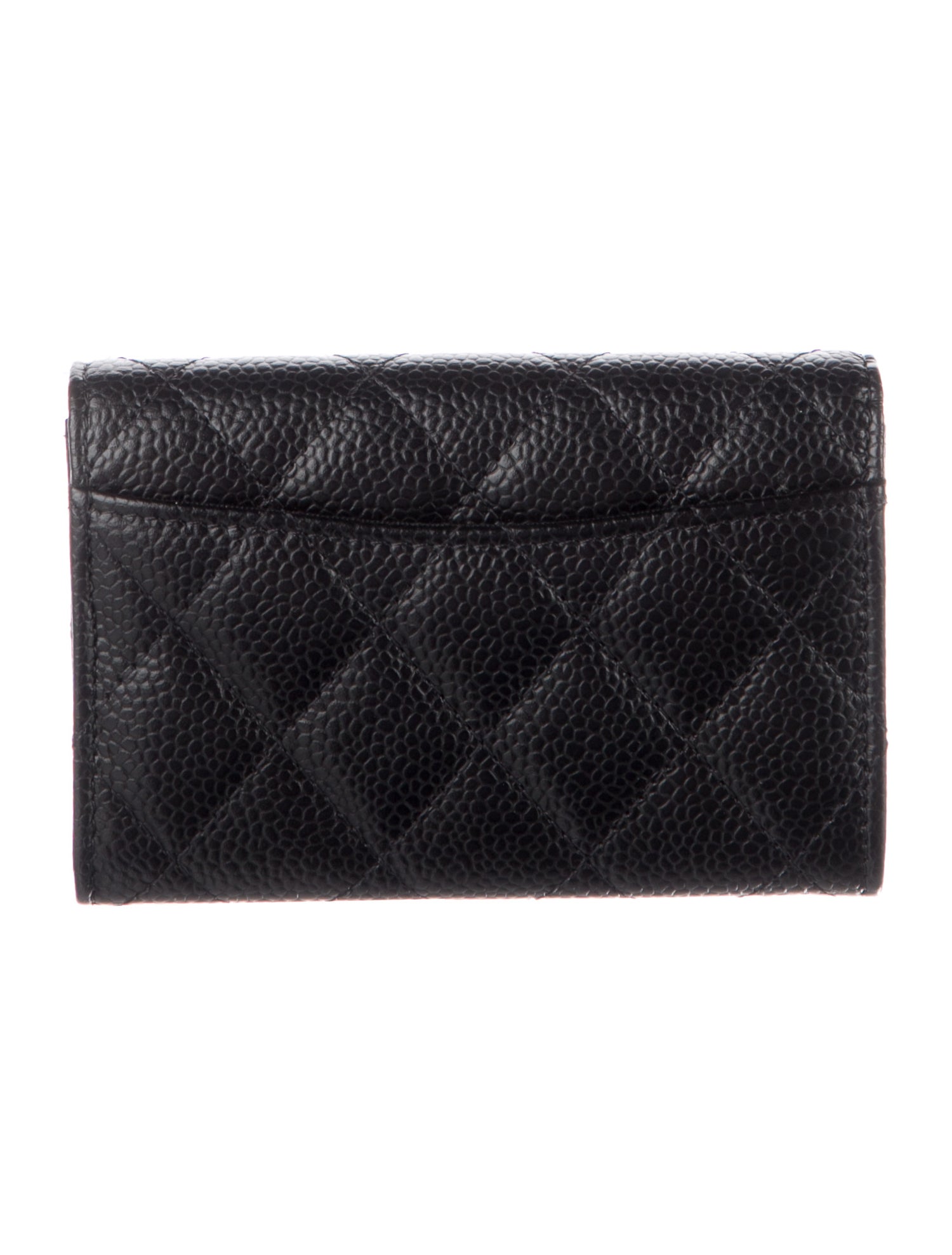 Chanel 2021 Interlocking CC Logo Trifold Wallet