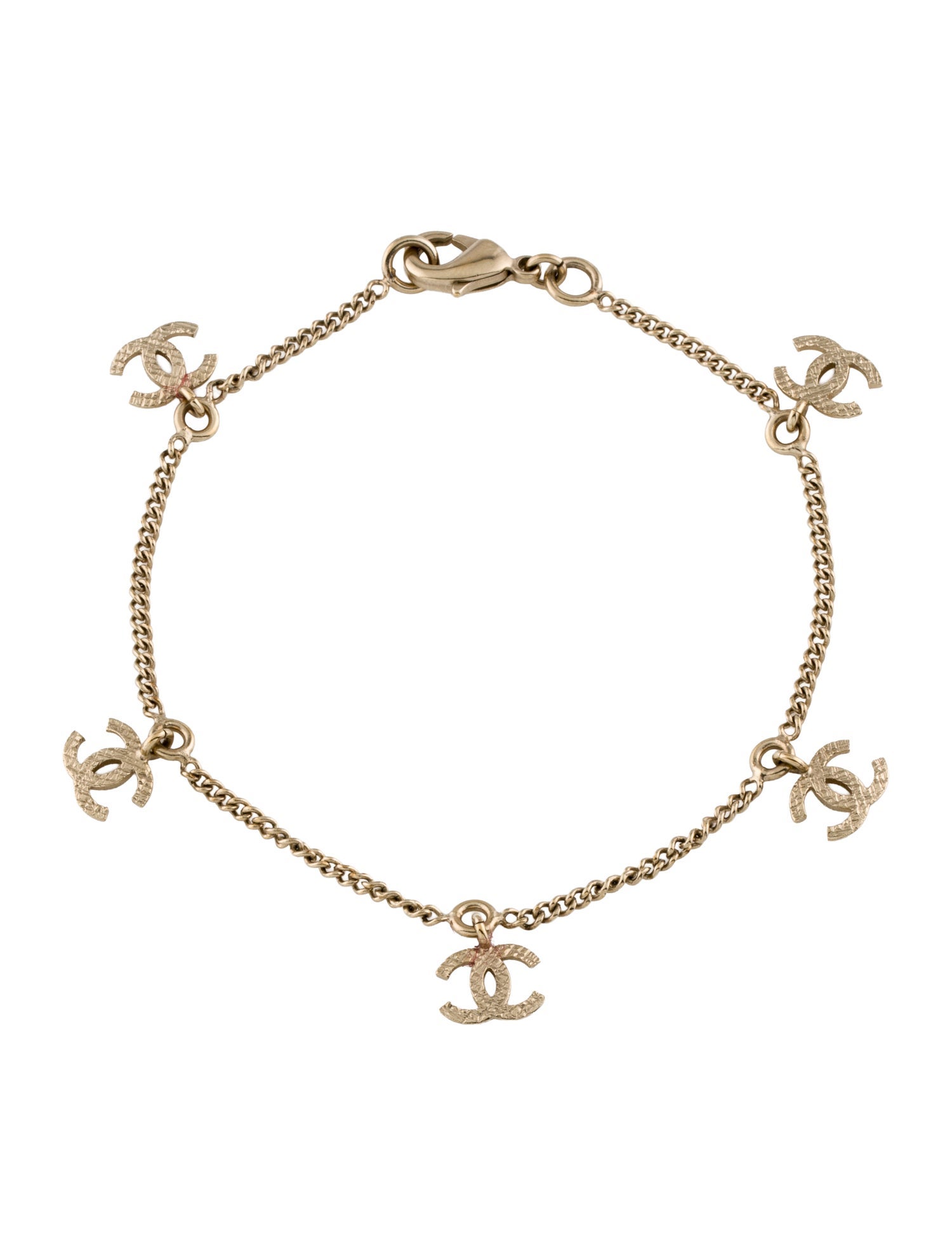 Chanel CC Station Charm Bracelet