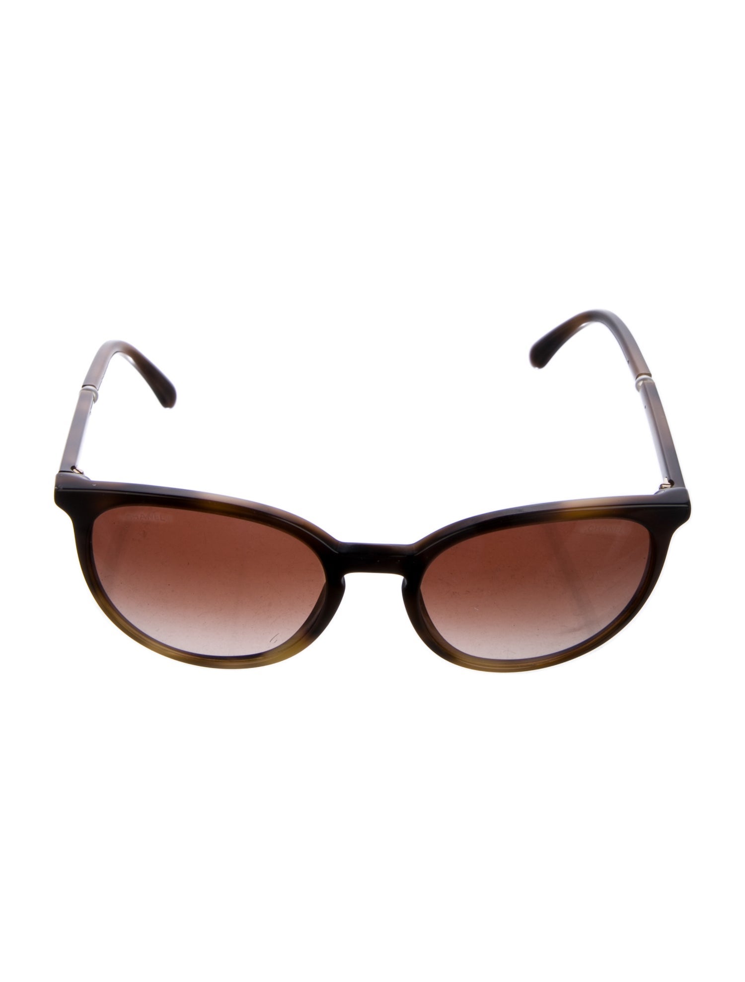 Chanel Interlocking CC Logo Wayfarer Sunglasses