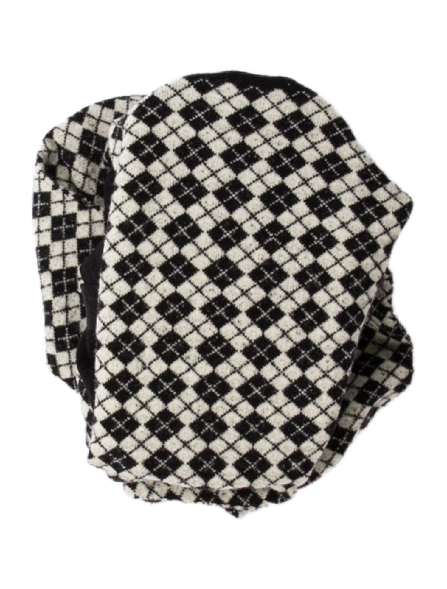 Chanel Paris-Edinburgh Wool Argyle Tights