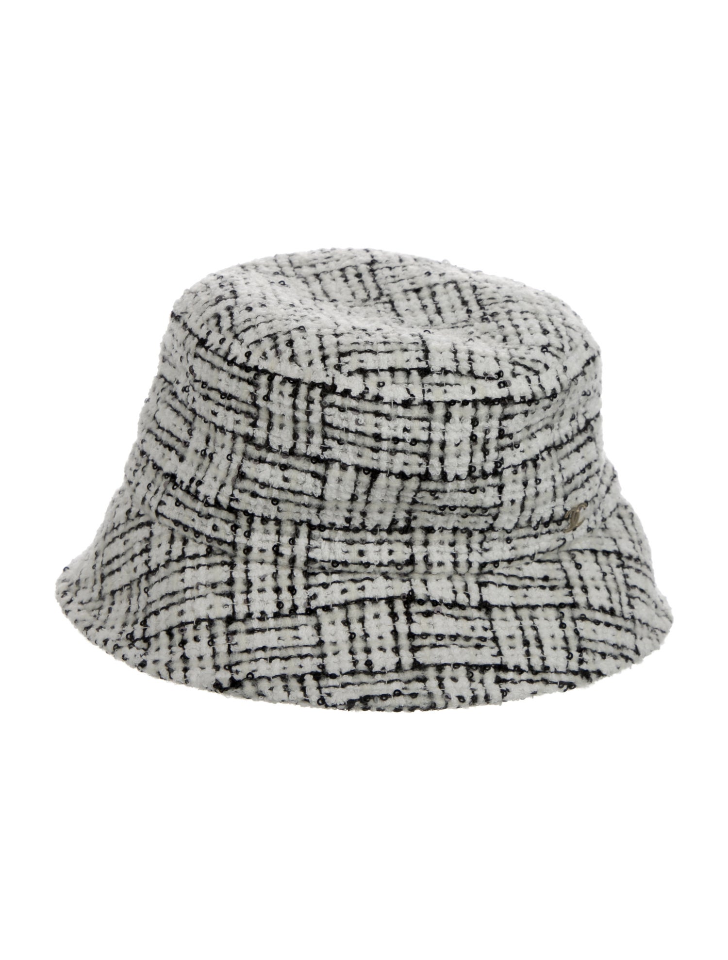 Chanel 2023 CC Tweed Bucket Hat