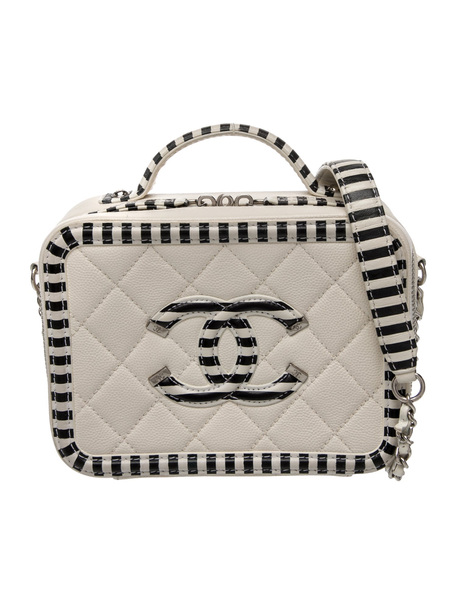 Chanel Small Filigree Vanity Case