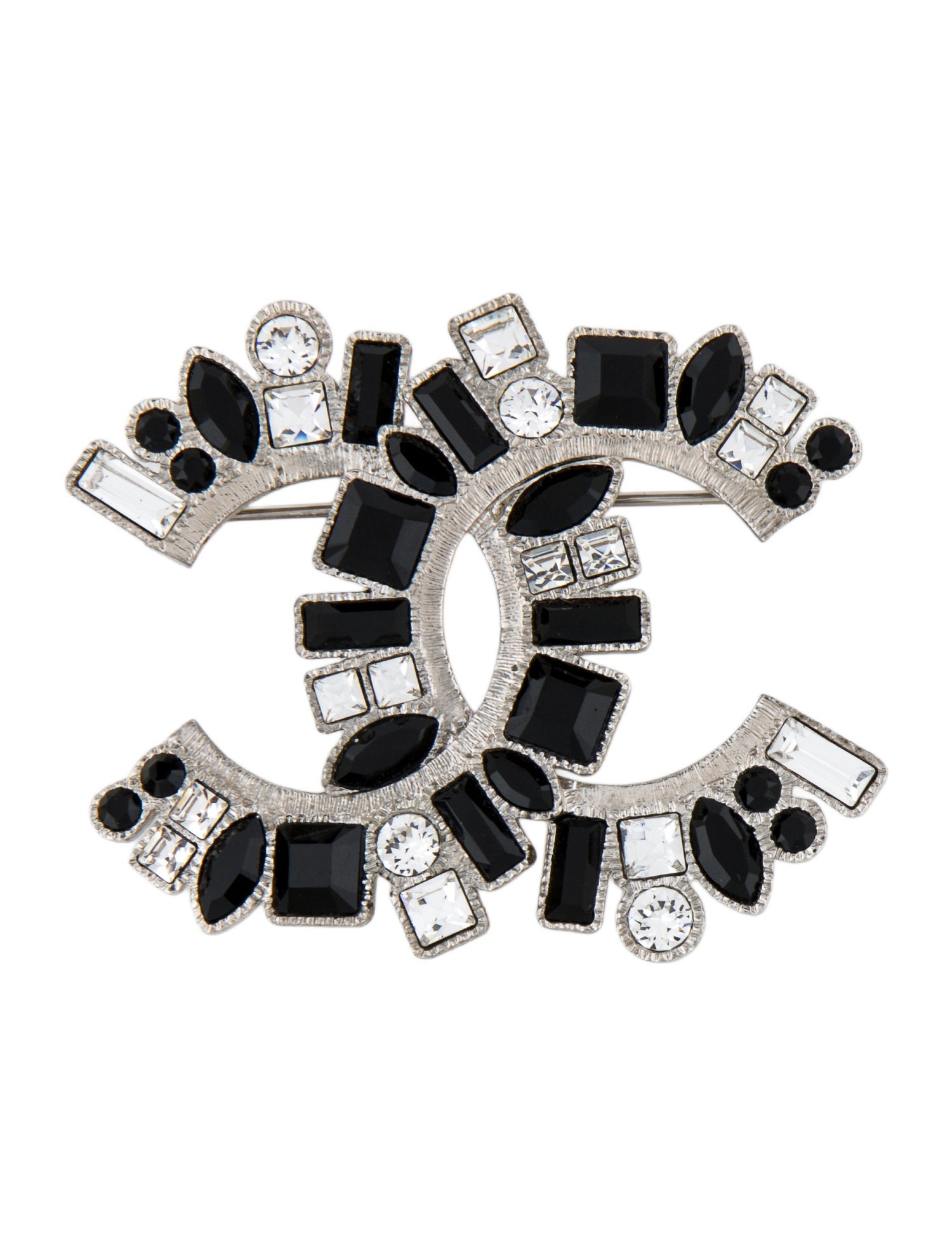 Chanel Strass CC Pin Brooch