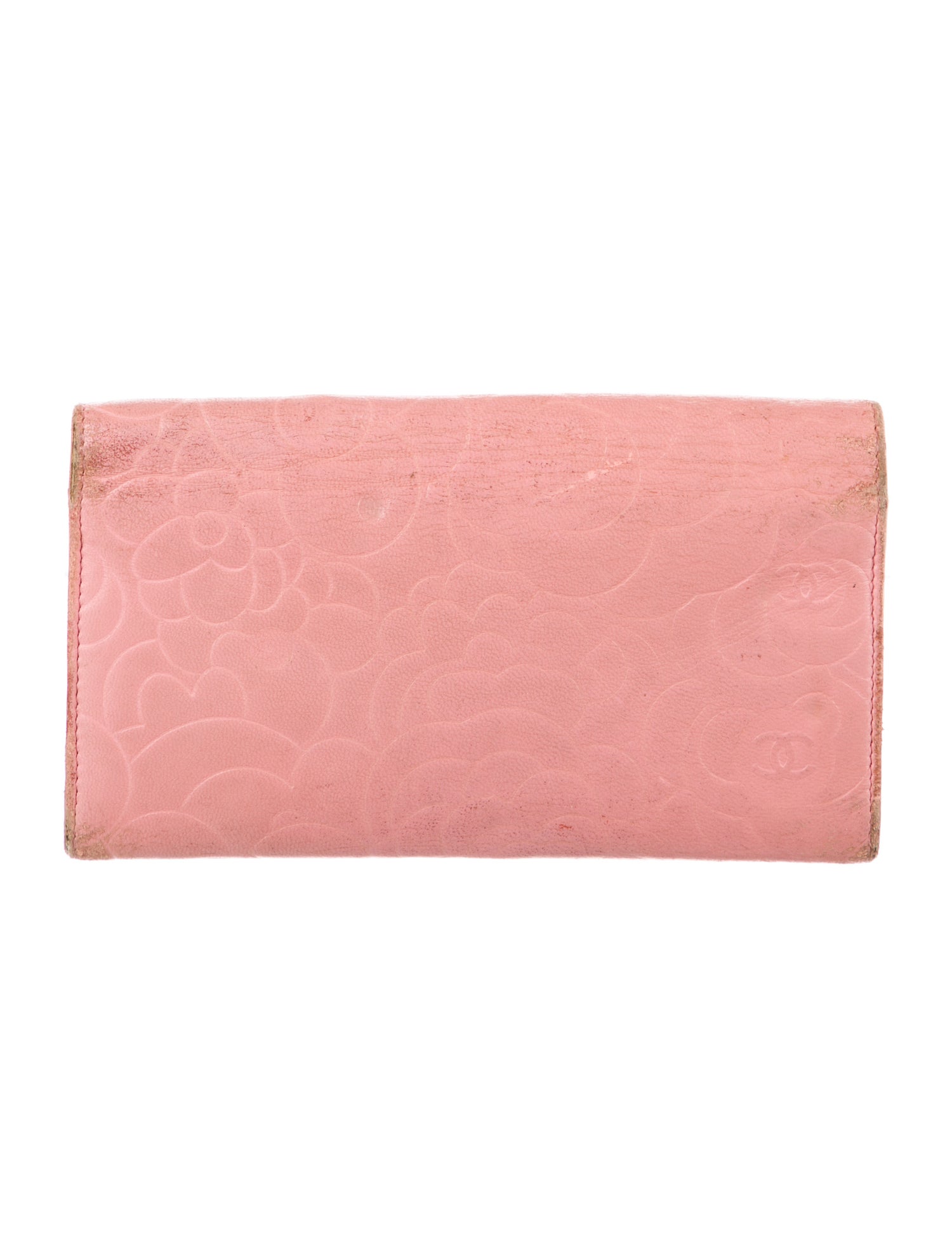 Chanel Interlocking CC Logo Leather Continental Wallet