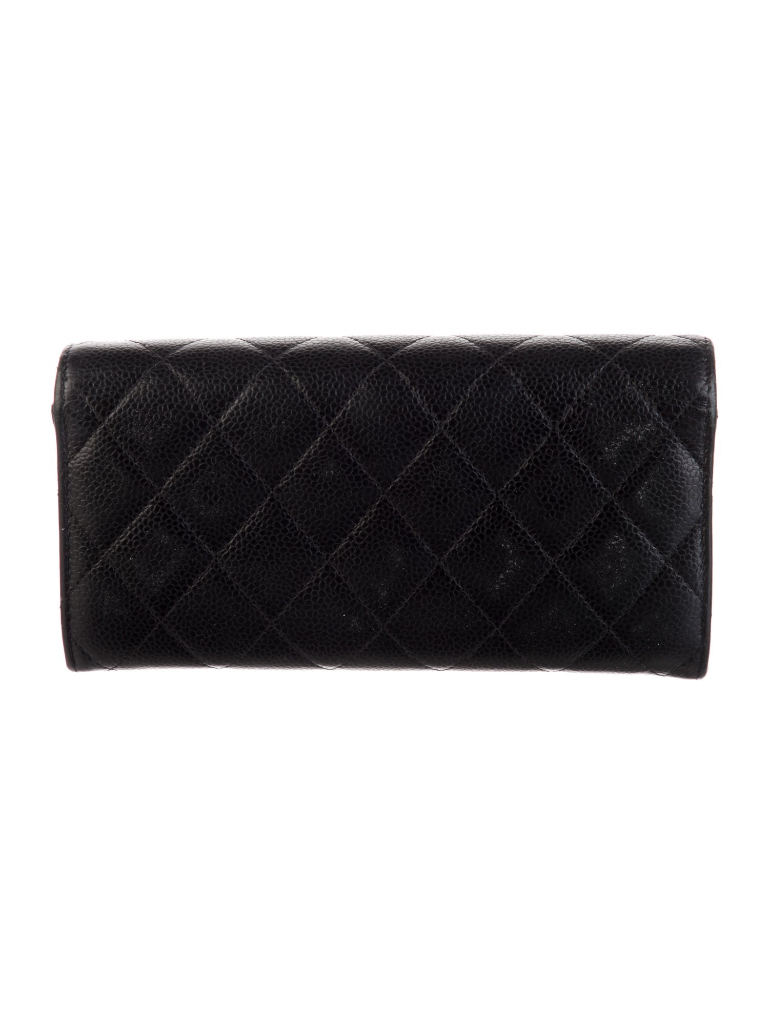 Chanel 2019 Interlocking CC Logo Trifold Wallet
