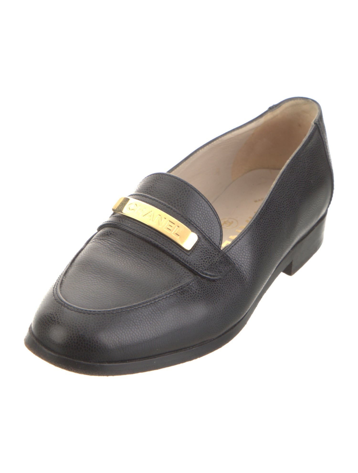 Chanel Vintage Leather Loafers