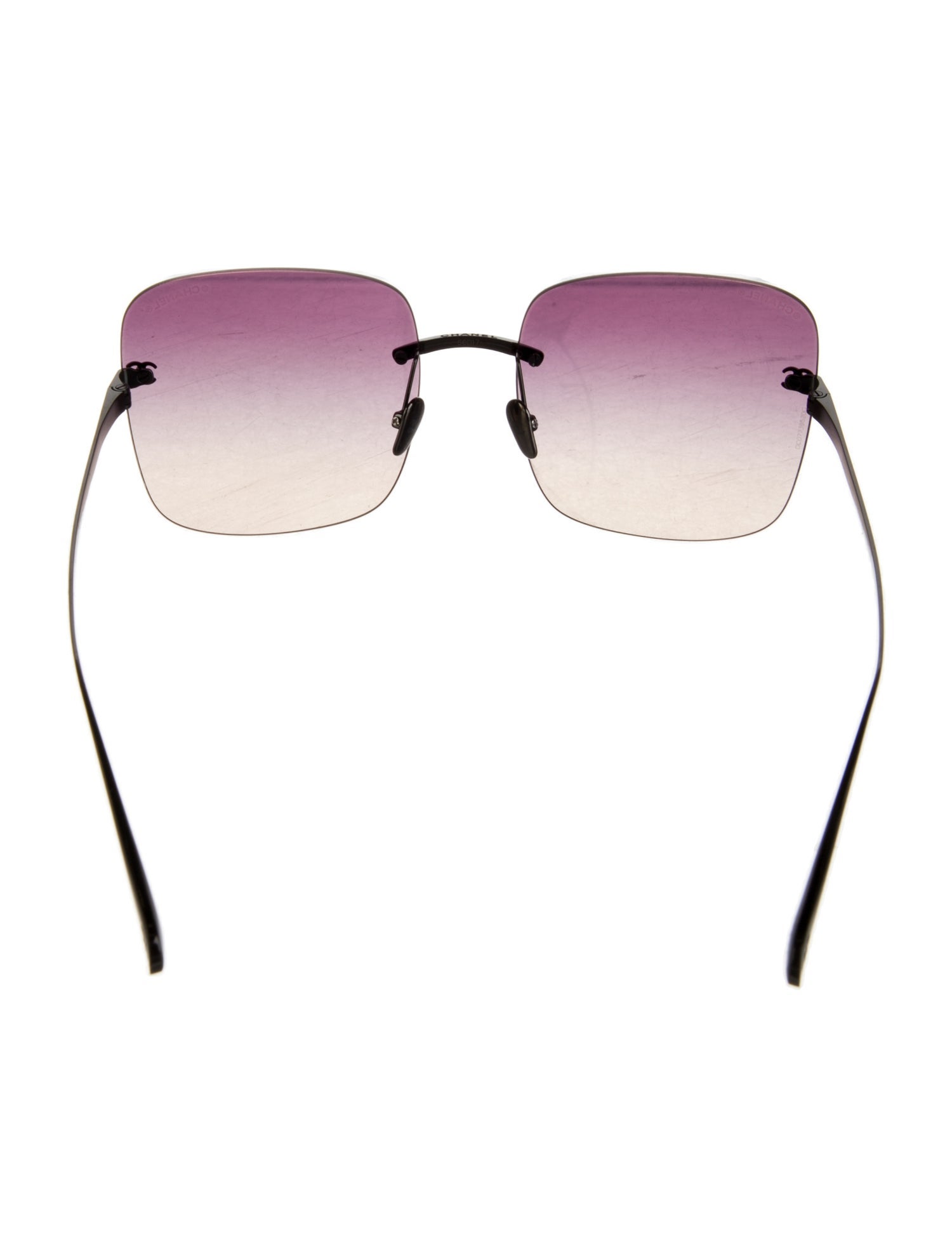 Chanel Interlocking CC Logo Square Sunglasses