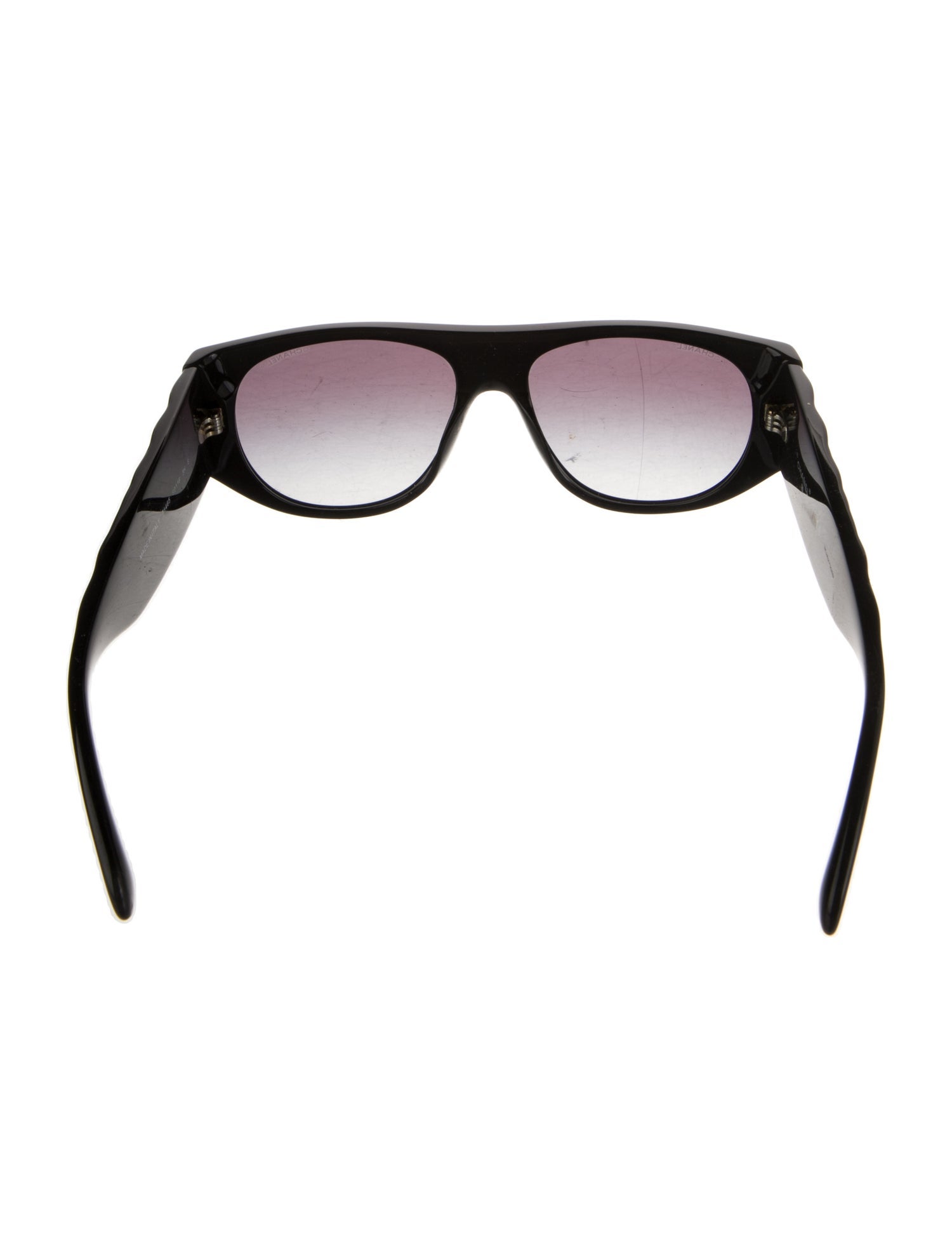 Chanel Interlocking CC Logo Shield Sunglasses