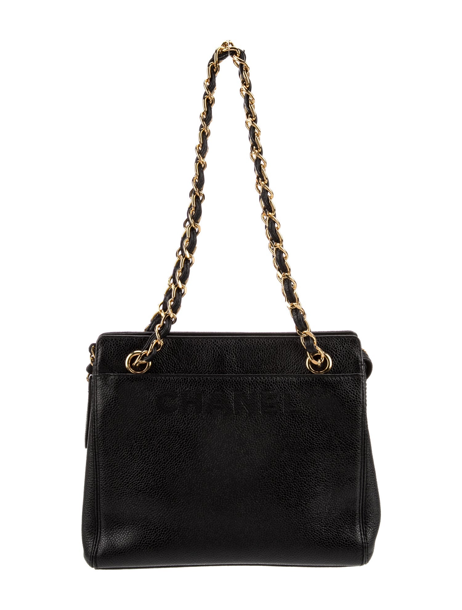 Chanel Caviar LAX Logo Tote