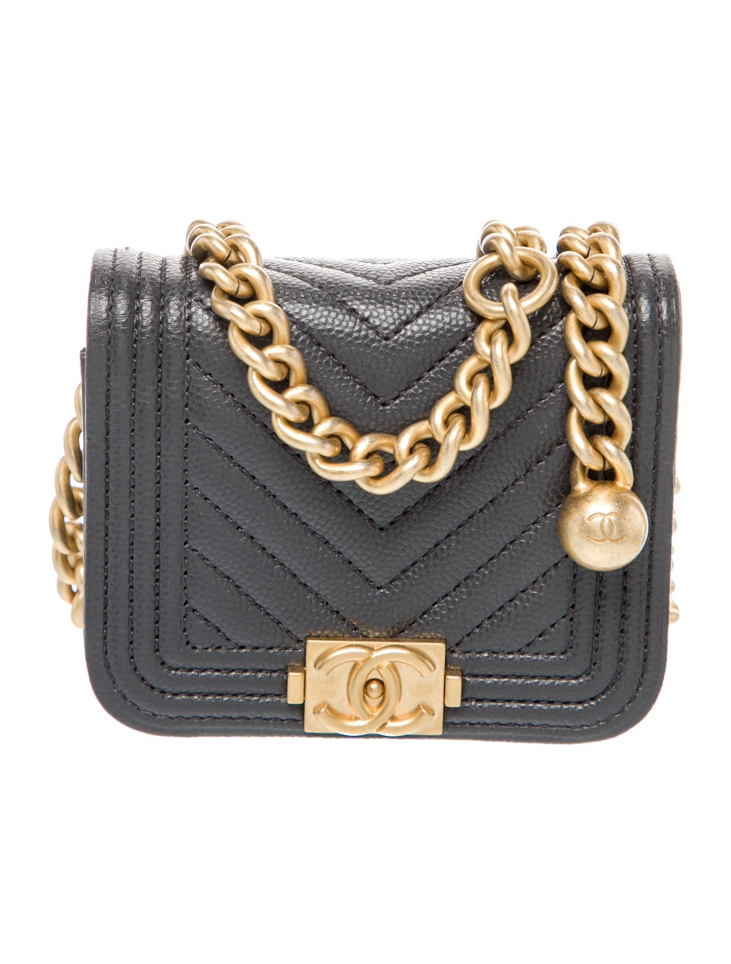 Chanel Chevron Boy Belt Bag
