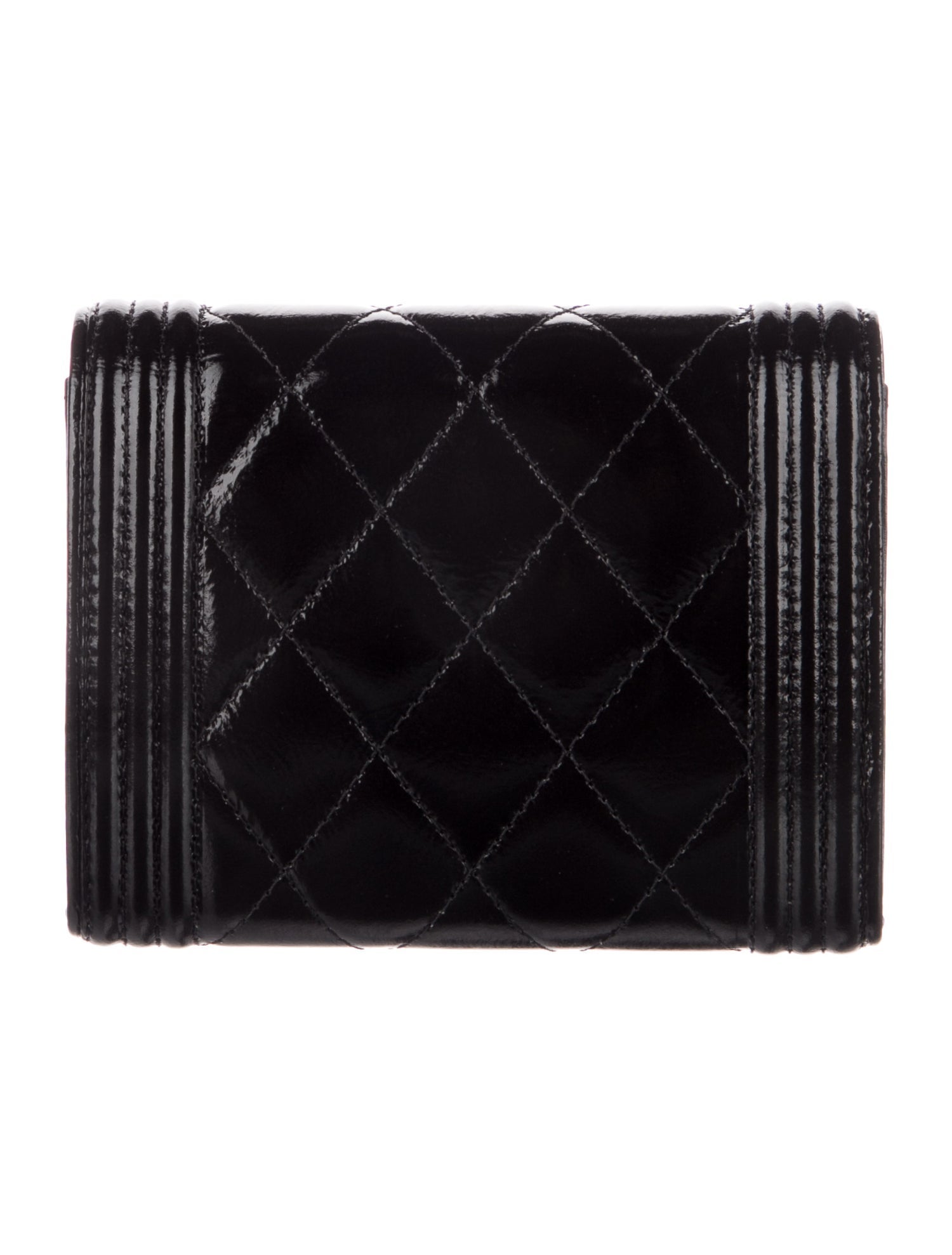 Chanel Compact Boy Interlocking CC Logo Compact Wallet