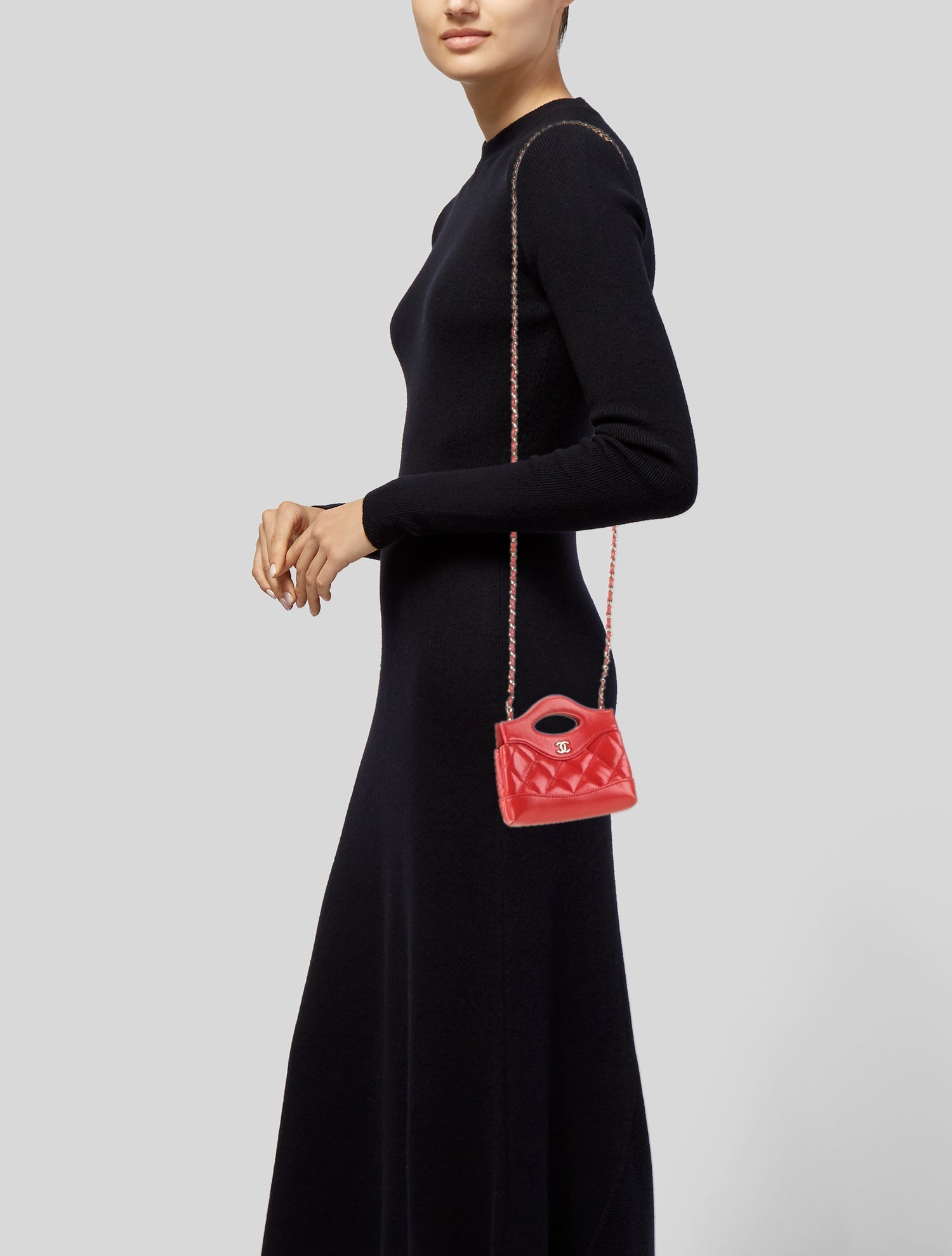 Chanel 2024 Micro 31 Clutch w/ Chain w/ Tags