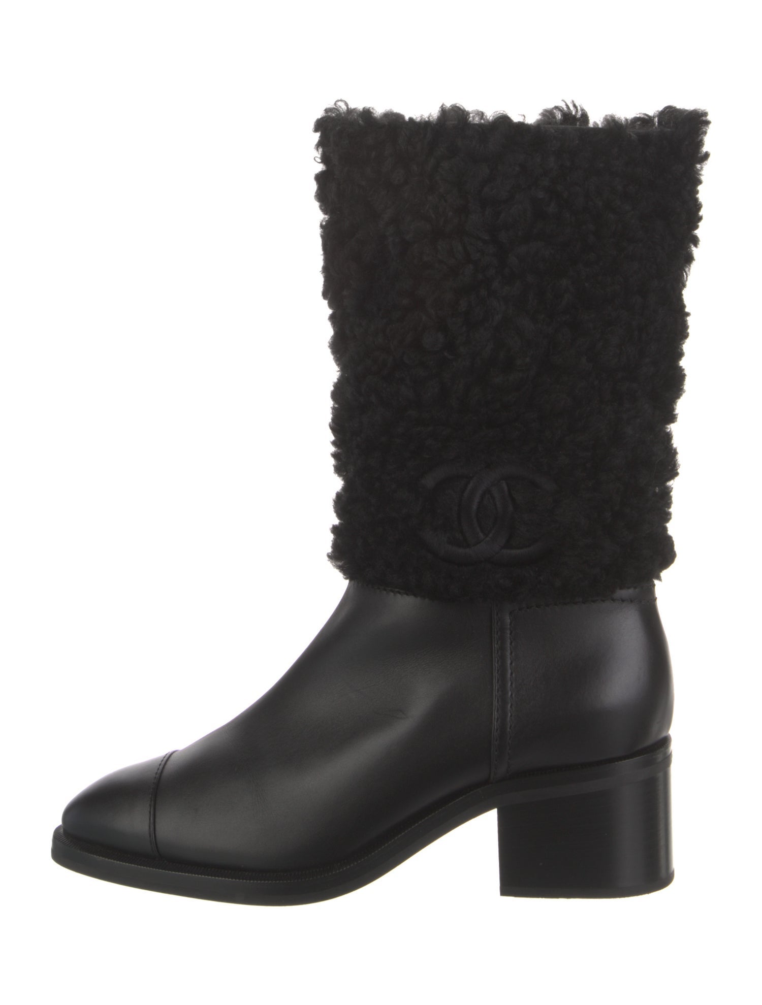 Chanel 2021 Interlocking CC Logo Boots