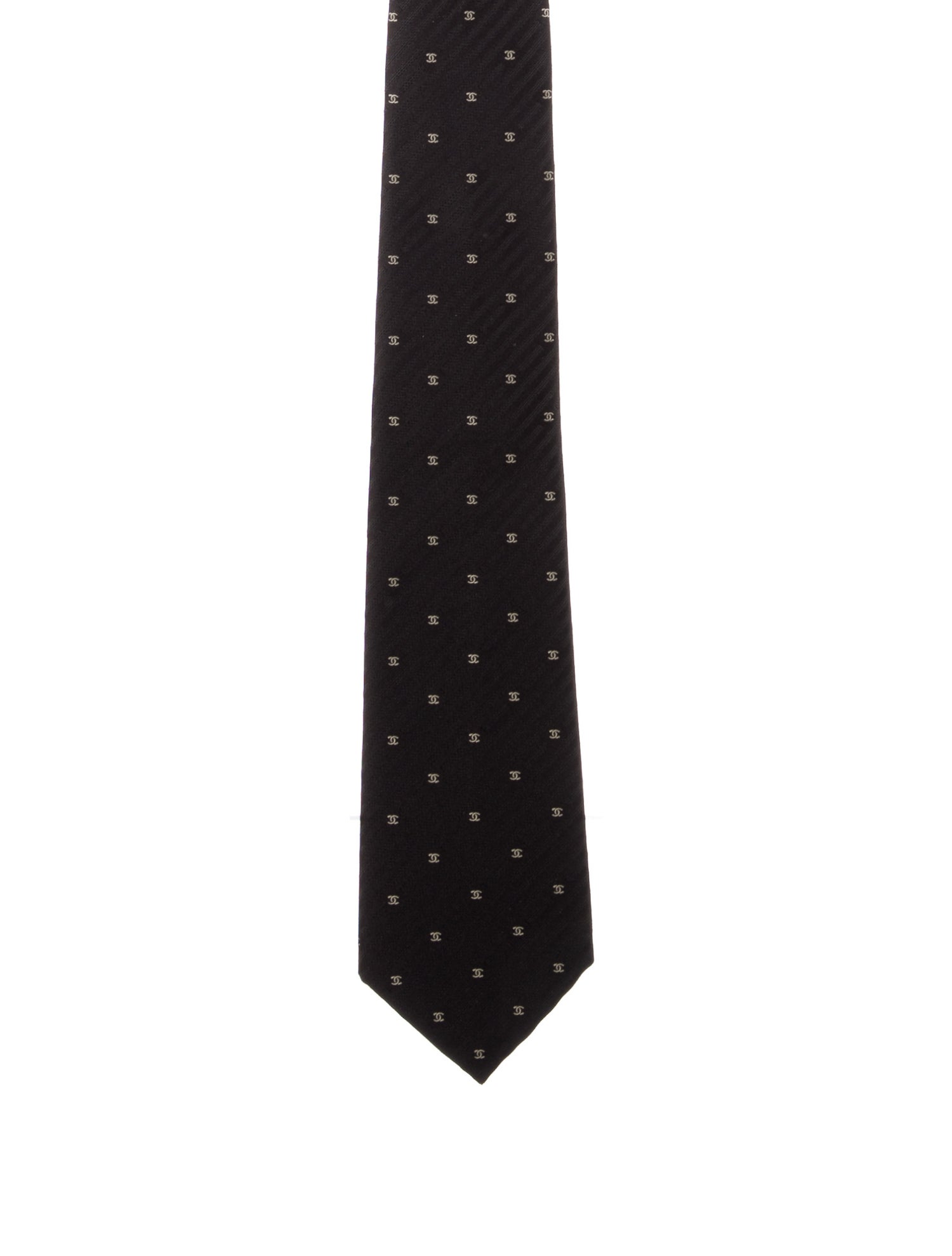 Chanel CC Silk Tie w/Tags
